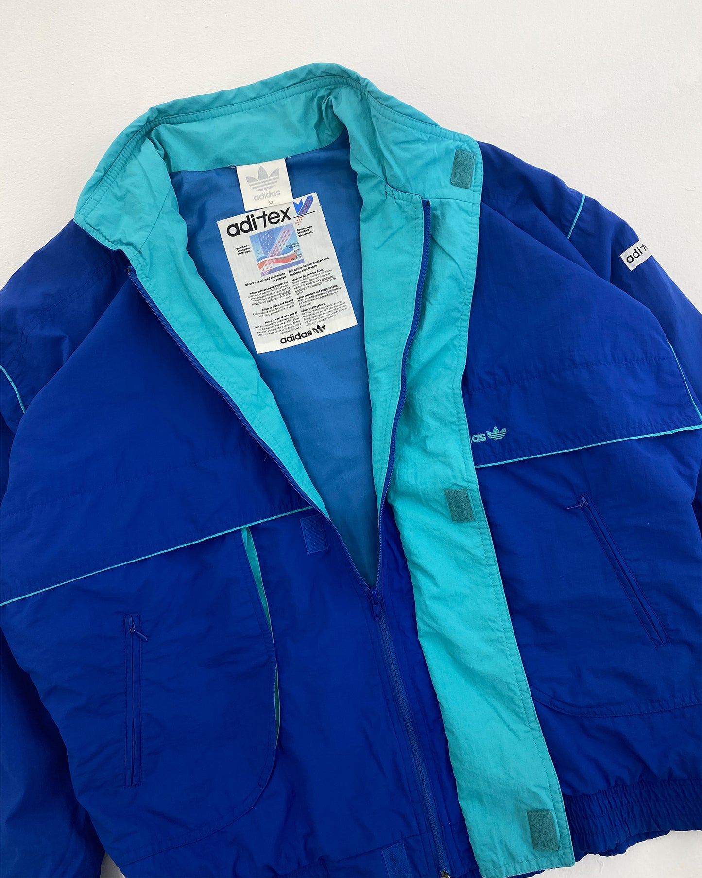 Adidas 1980s Aditex Jacket Blue