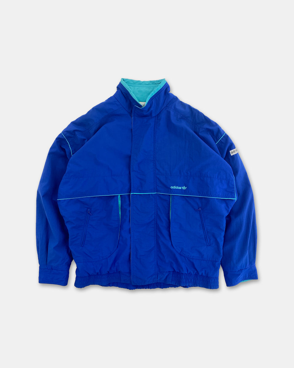 Adidas 1980er Aditex Jacke Blau 