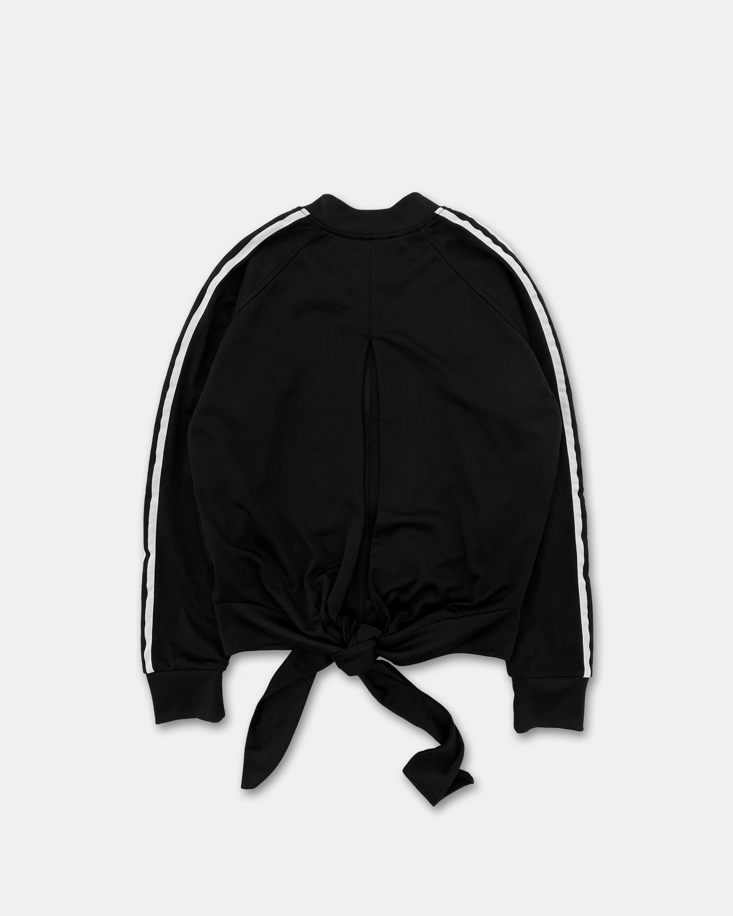 Jeremy Scott x Adidas 2010er Trainingsjacke mit offenem Rücken, Schwarz 