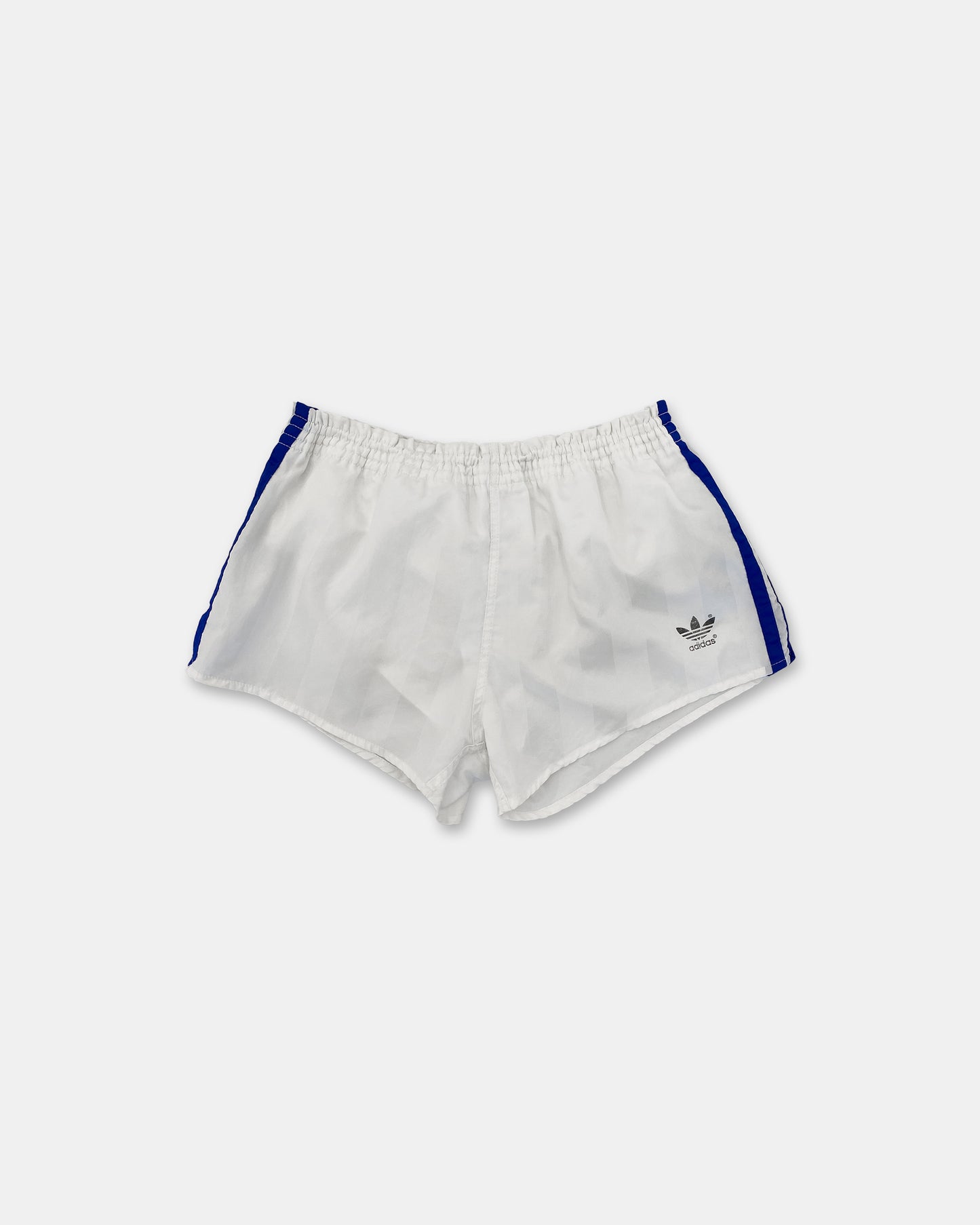 Adidas 1980er Sportshorts Weiß Blau 