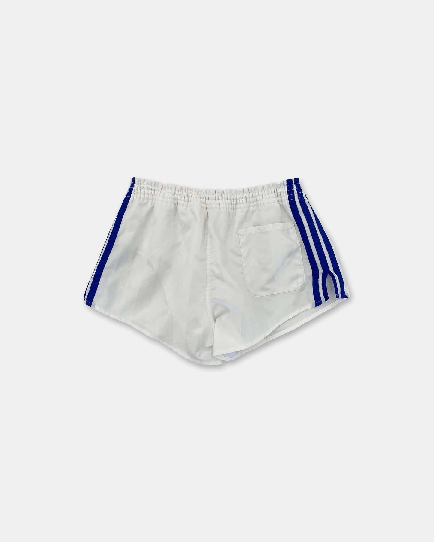 Adidas 1980er Sportshorts Weiß Blau 