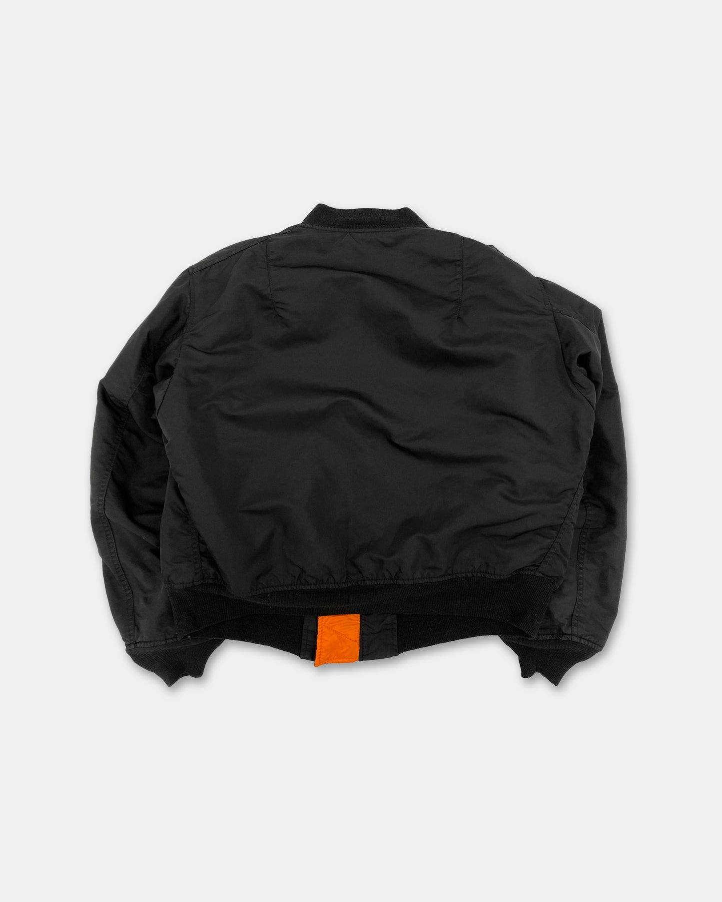 Alpha Industries 1990s Made in USA MA-1 Bomber Jacket Black