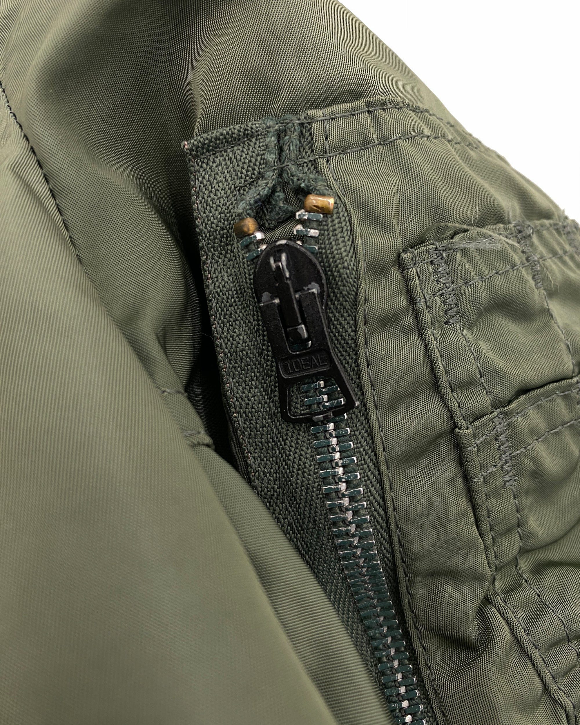 Alpha Industries 1980s Made in USA MA-1 Bomber Jacket Green – Knud