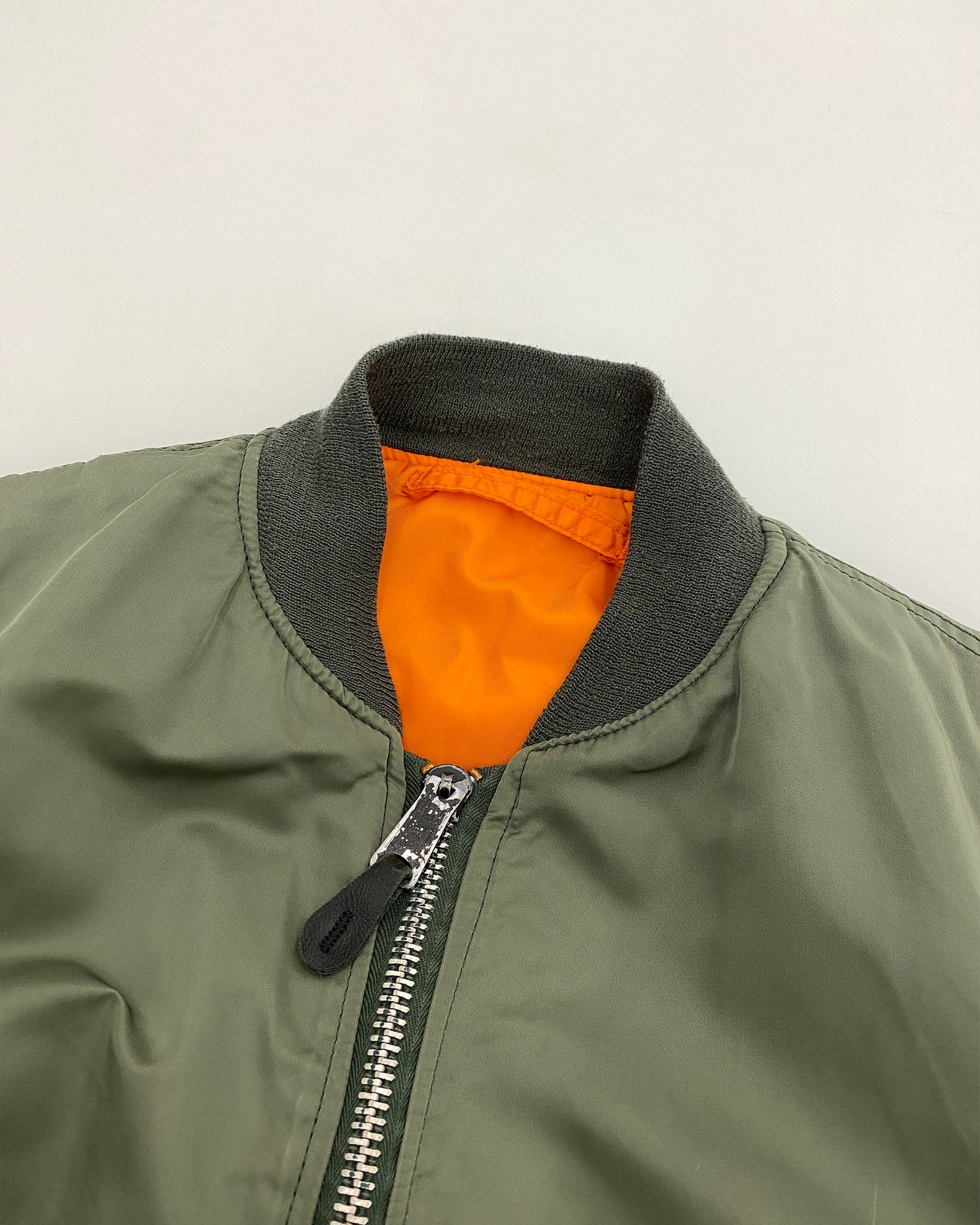 Alpha Industries 1990s Made in USA MA-1 Bomber Jacket Green