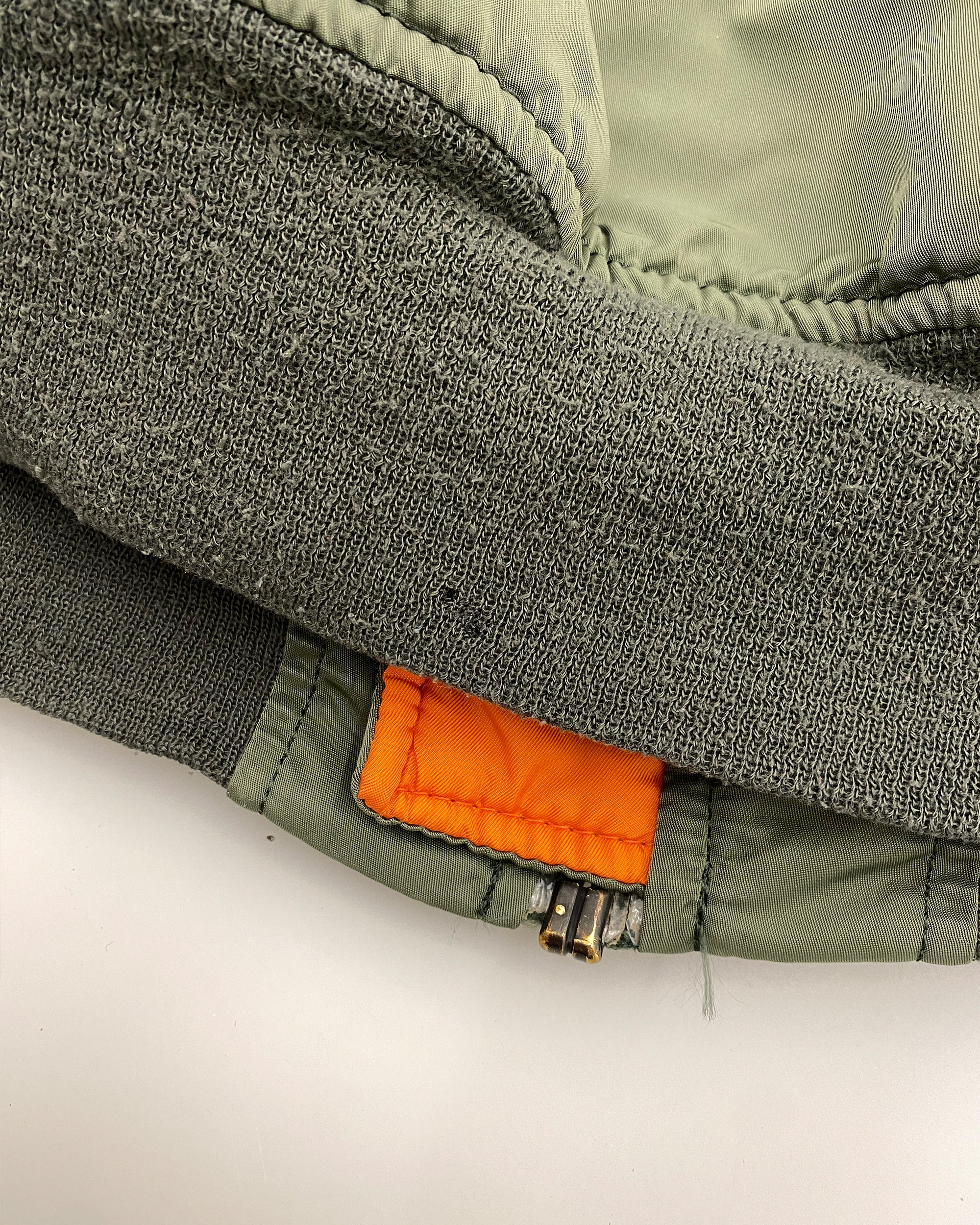 Alpha Industries 1980s Made in USA MA-1 Bomber Jacket Green