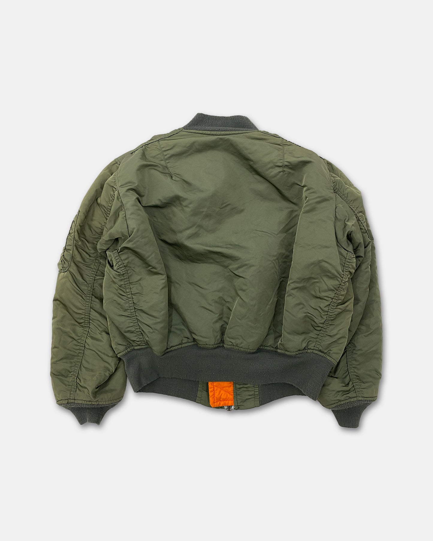 Alpha Industries 1990s Made in USA MA-1 Bomber Jacket Green