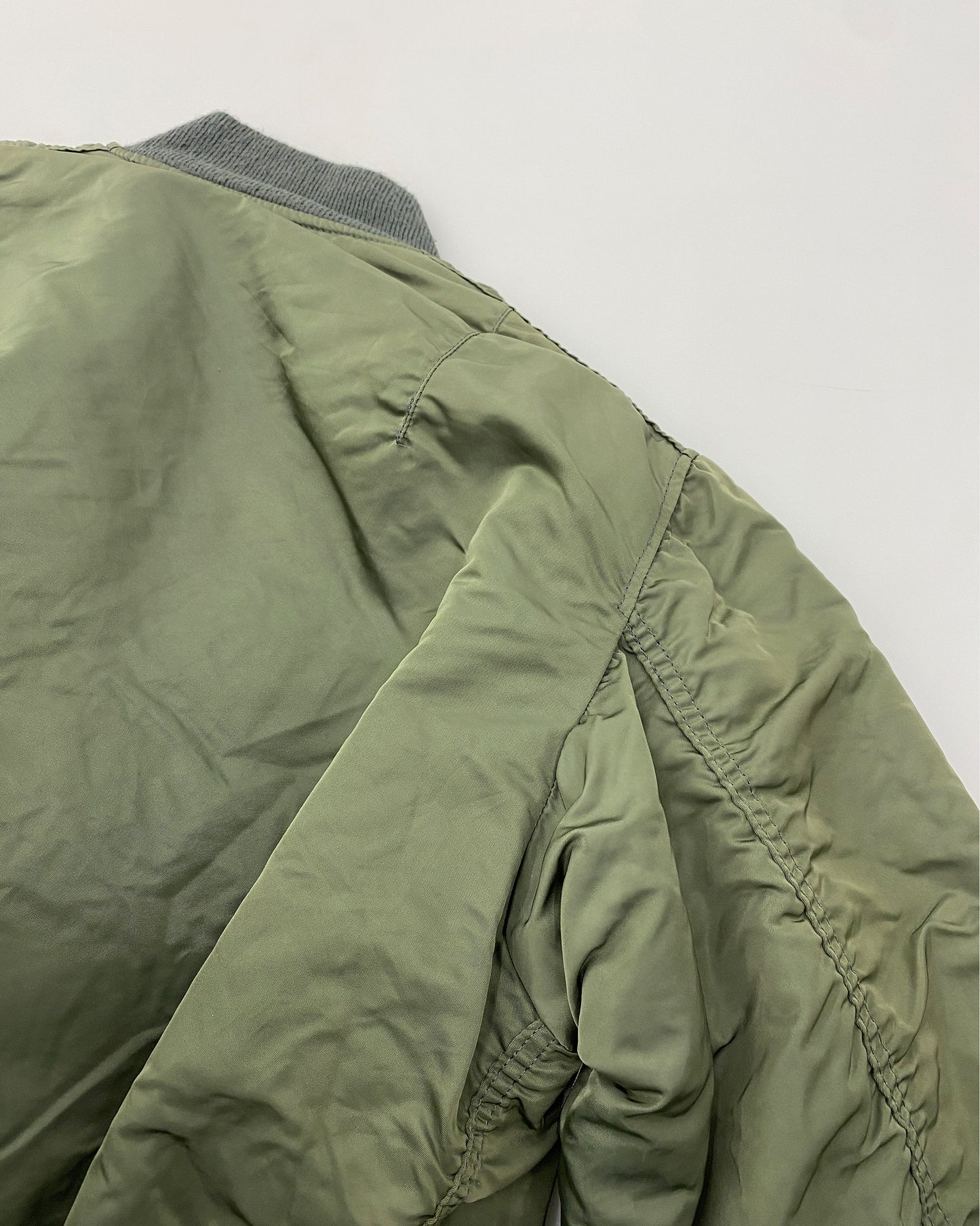 Alpha Industries 1990s Made in USA MA-1 Bomber Jacket Green