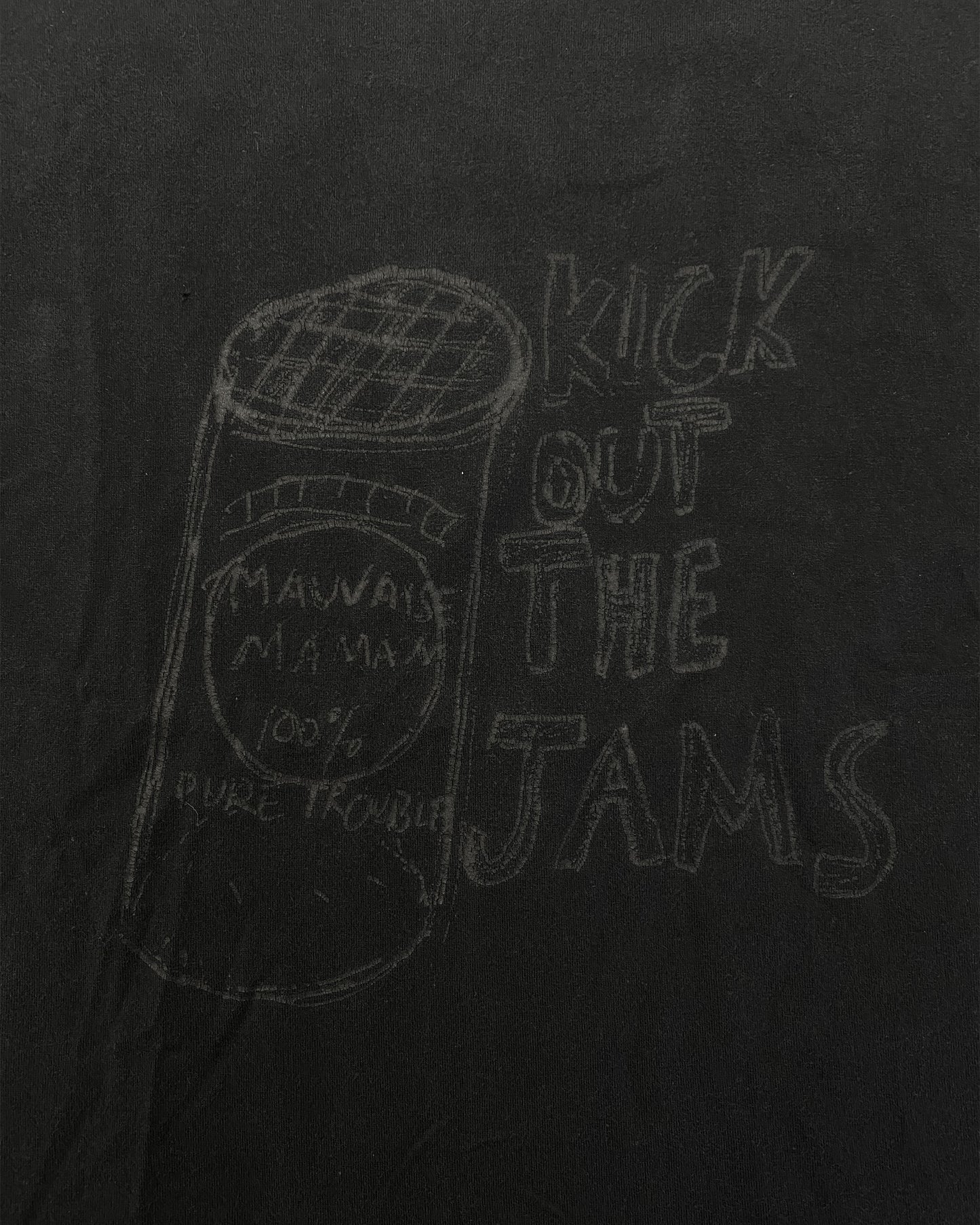 A.P.C. 2000s Kick Out The Jams T-Shirt Black