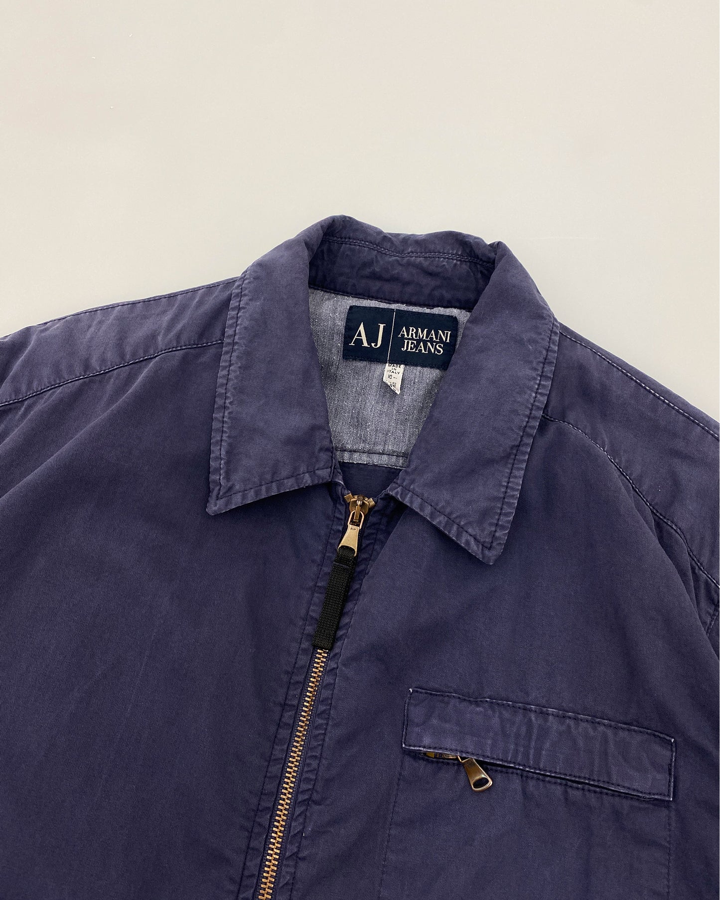 Armani Jeans 2000s Blouson Jacket Light Navy