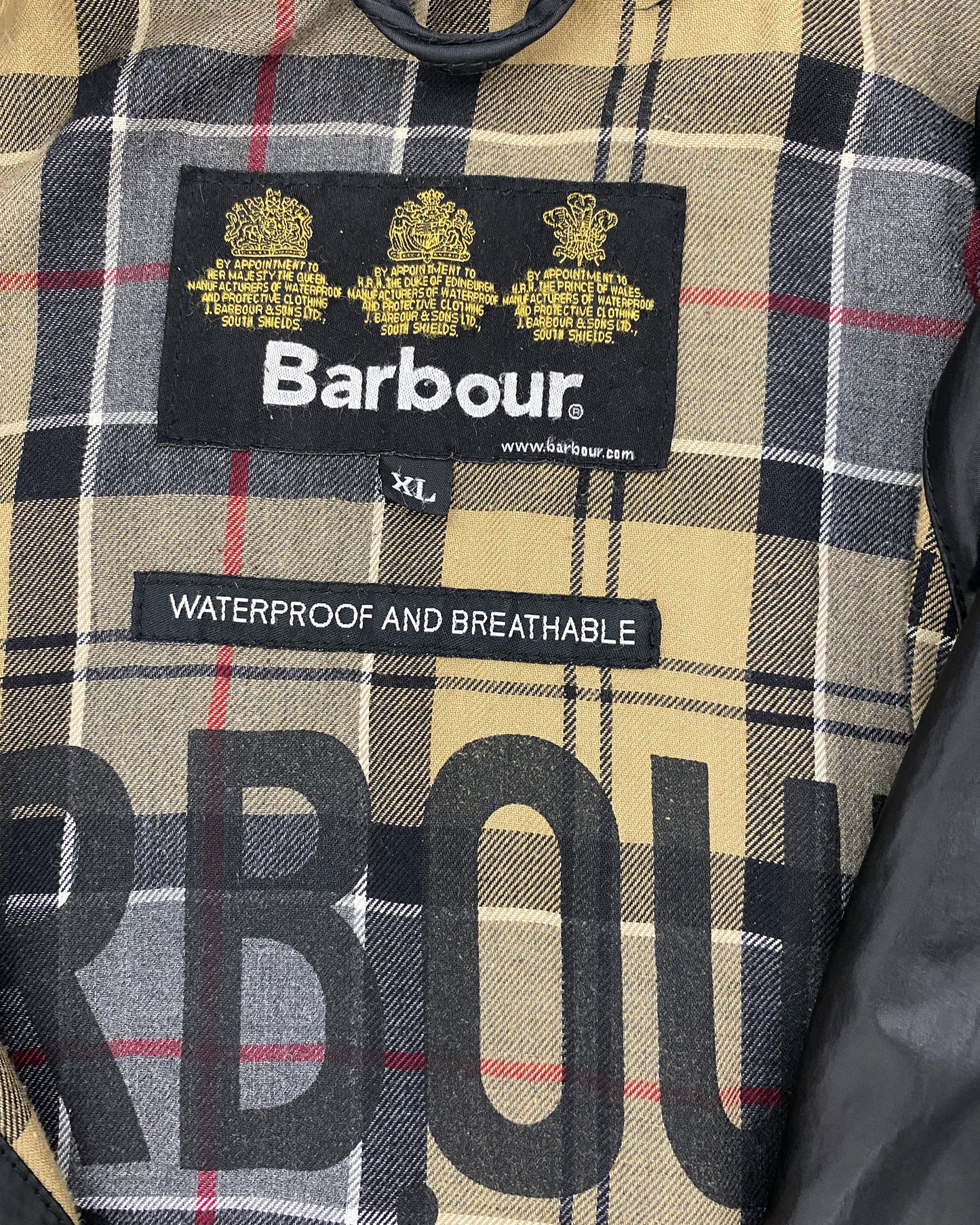 Barbour International 2000s Biker Blouson Jacket Black