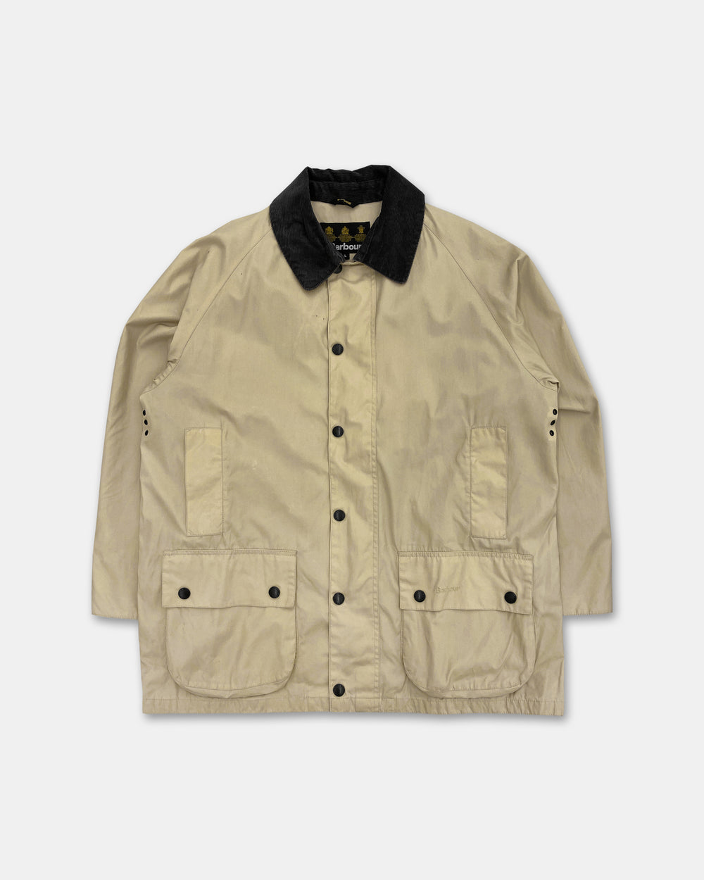 Barbour 2000s Waxed Summer Beaufort Jacket Beige