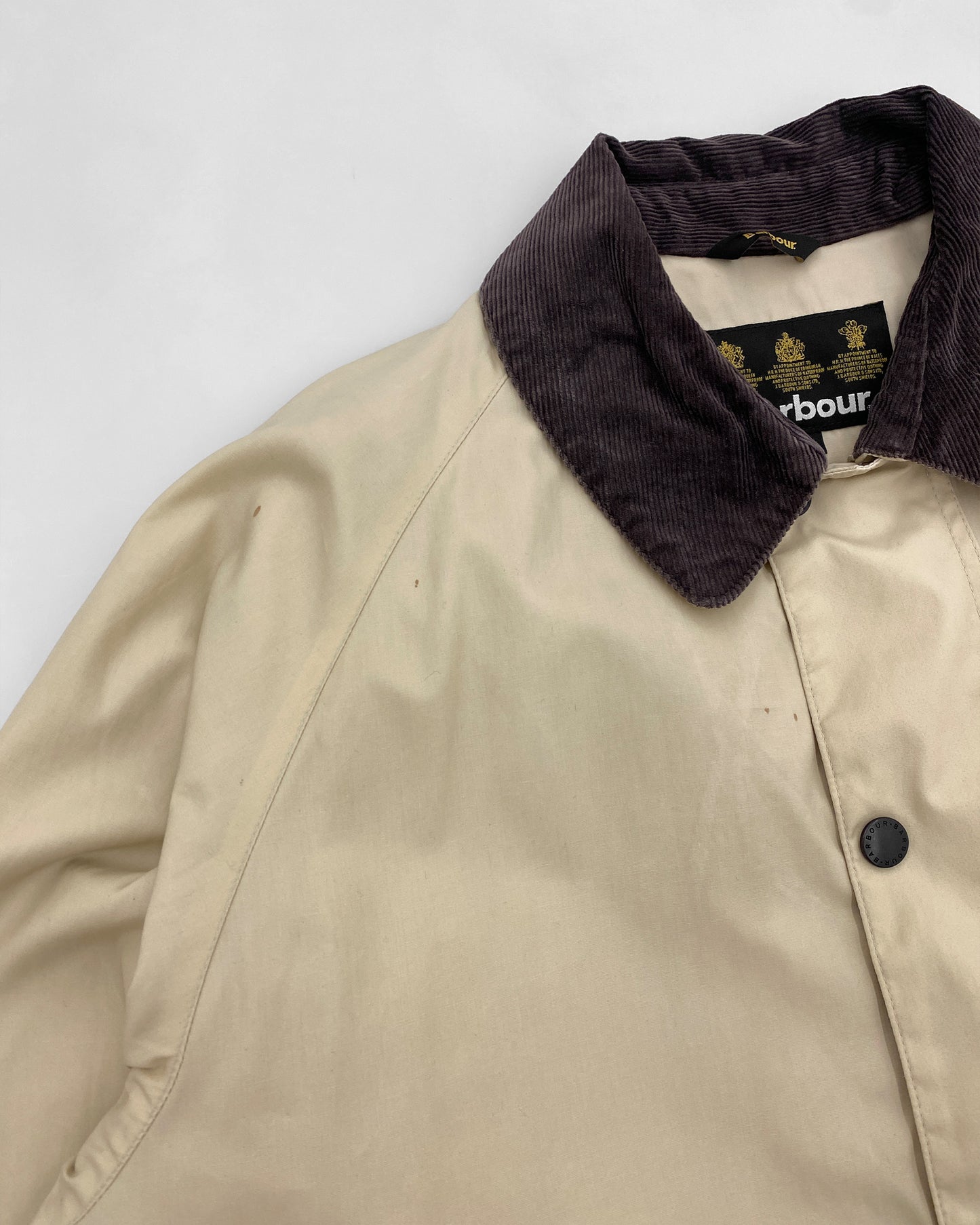 Barbour 2000s Waxed Summer Beaufort Jacket Beige