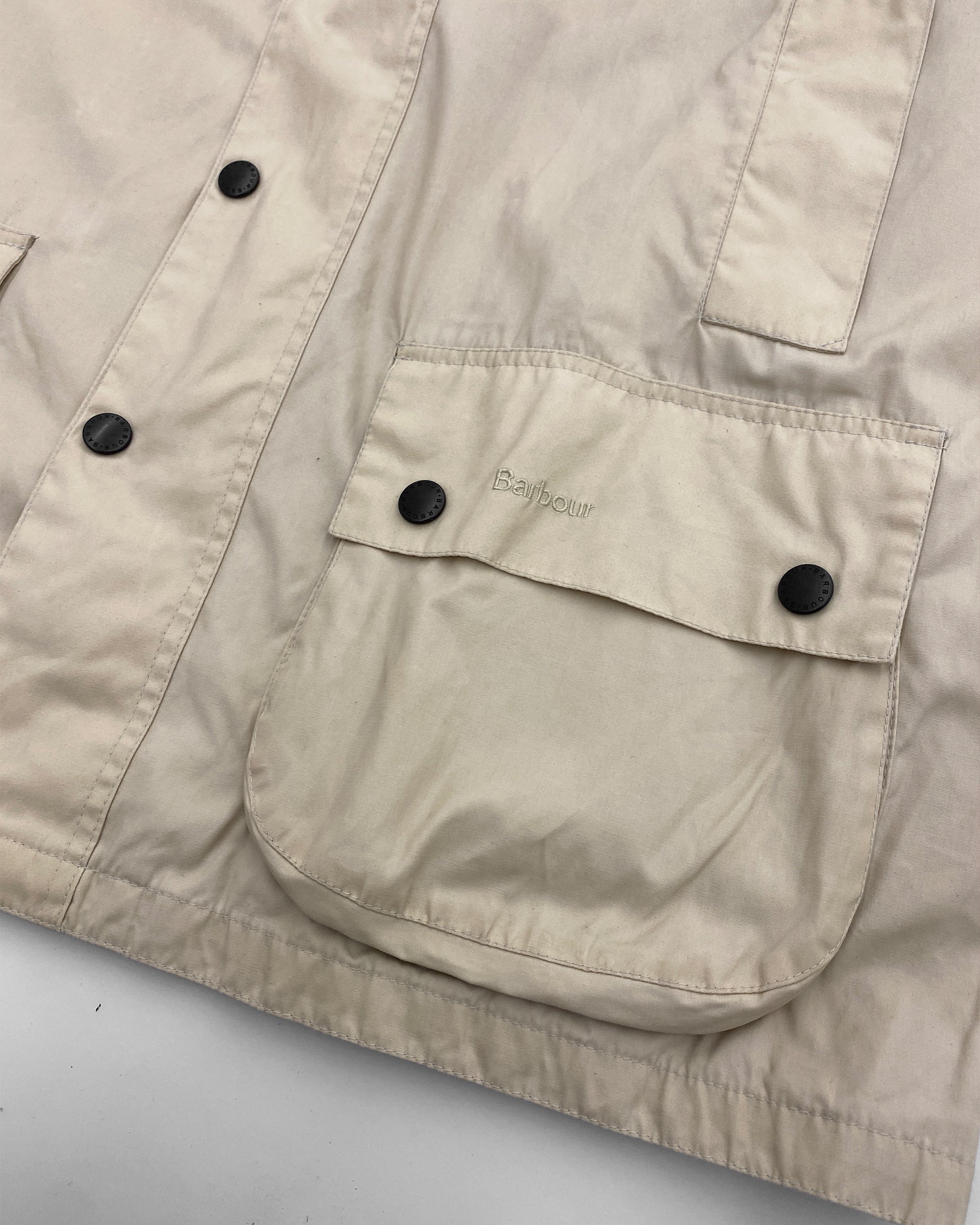 Barbour ベージュ コットンジャケット 別注】Barbour / OLD BEDALE ポリエステルコットン ジャケット