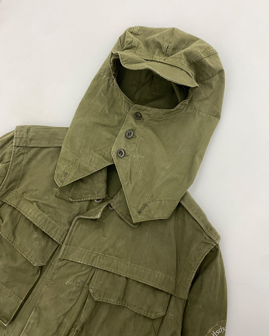 Vintage 1980s Bereitschaftspolizei Berlin Parka Jacket Green