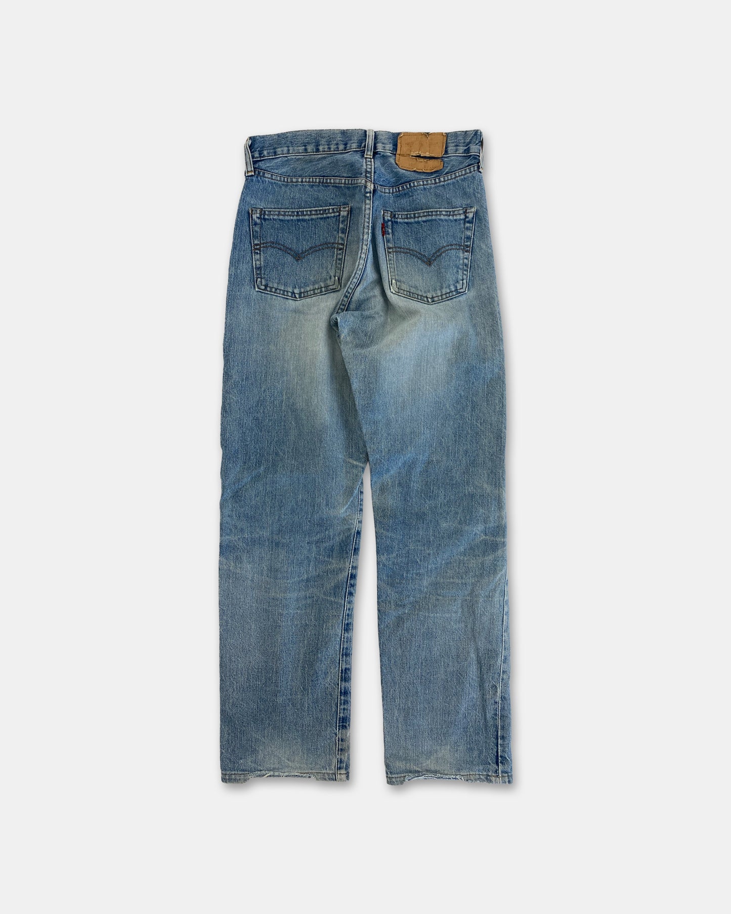 Levis 1992 502xx Japan Big E Selvedge Denim Hellblau 