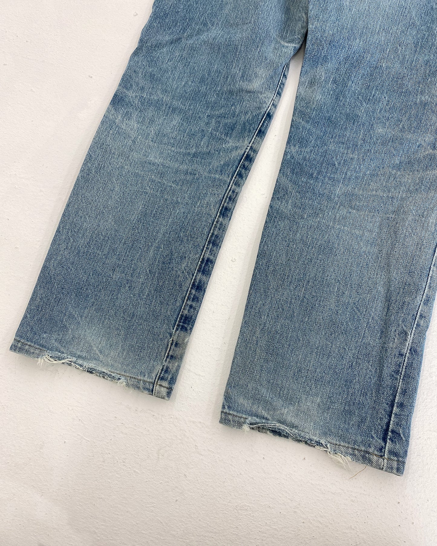 Levis 1992 502xx Japan Big E Selvedge Denim Light Blue