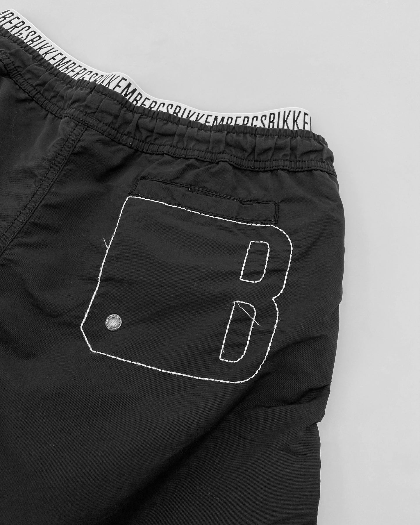 Bikkembergs 2000s Underwear Badeshorts Schwarz 