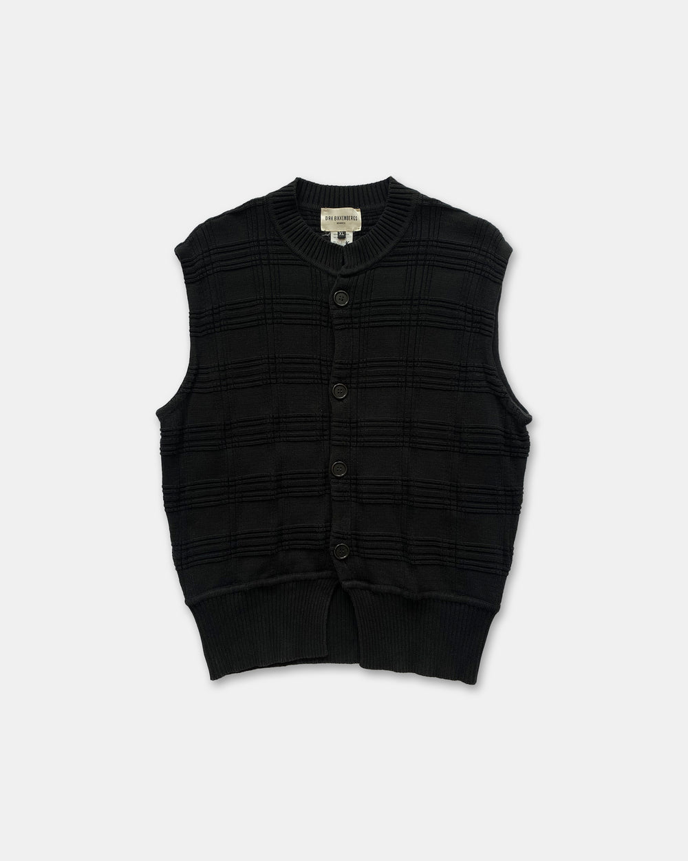 Dirk Bikkembergs Hommes 1990s Cotton Vest Black