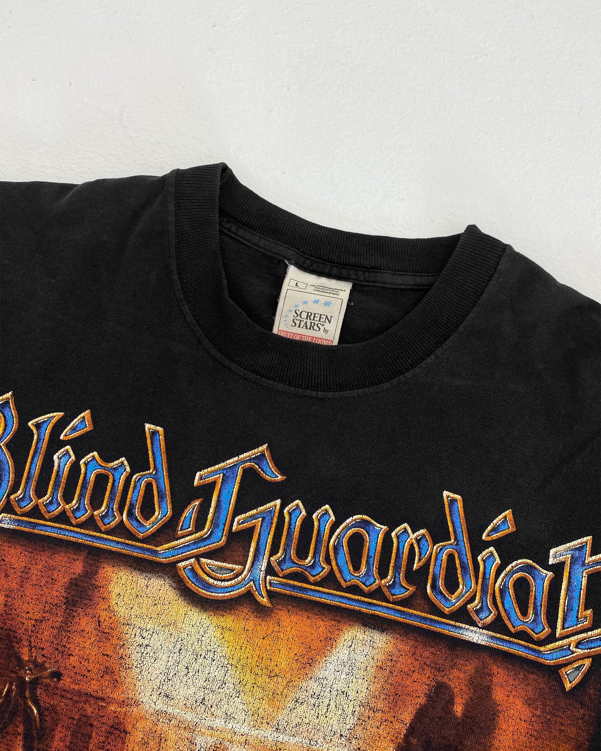 Vintage 2002 Blind Guardian Band Tour T-Shirt Black – Knud Peters
