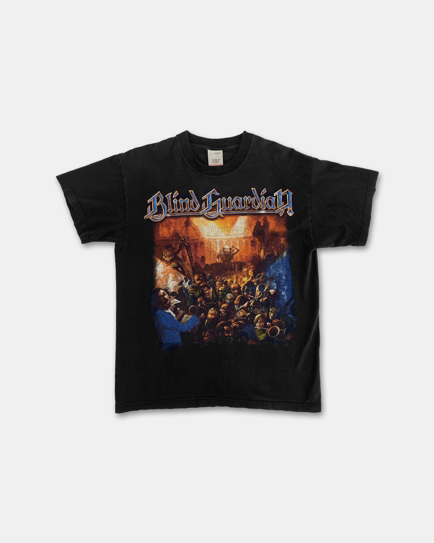 Vintage 2002 Blind Guardian Band Tour T-Shirt Black