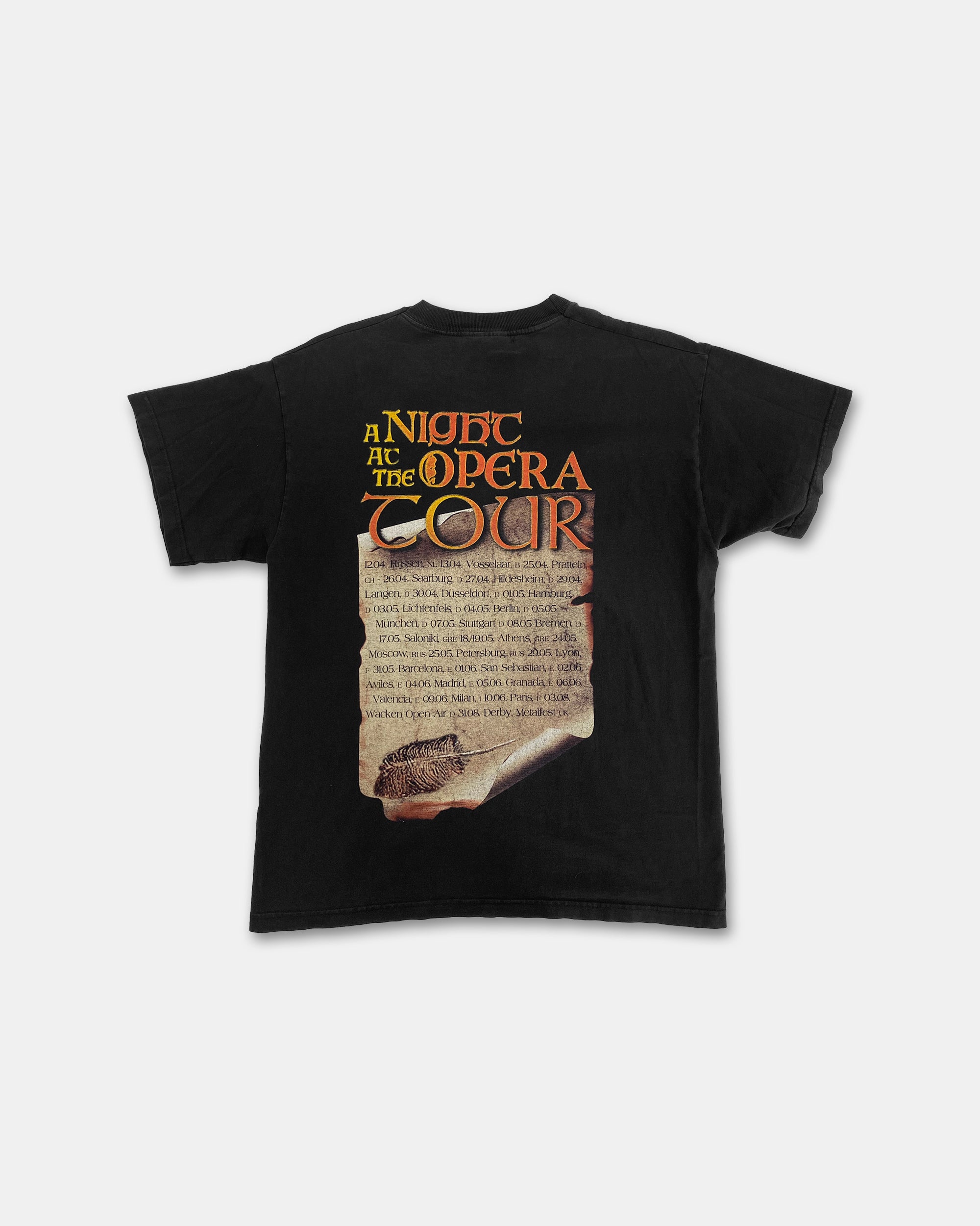 Vintage 2002 Blind Guardian Band Tour T-Shirt Black – Knud Peters