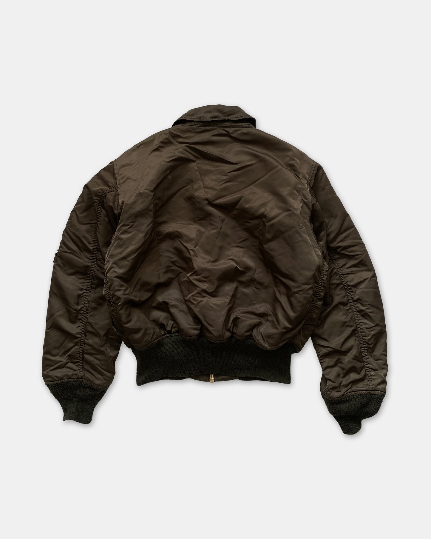 Alpha Industries 2000s CWU 45 P Bomber Jacket Brown