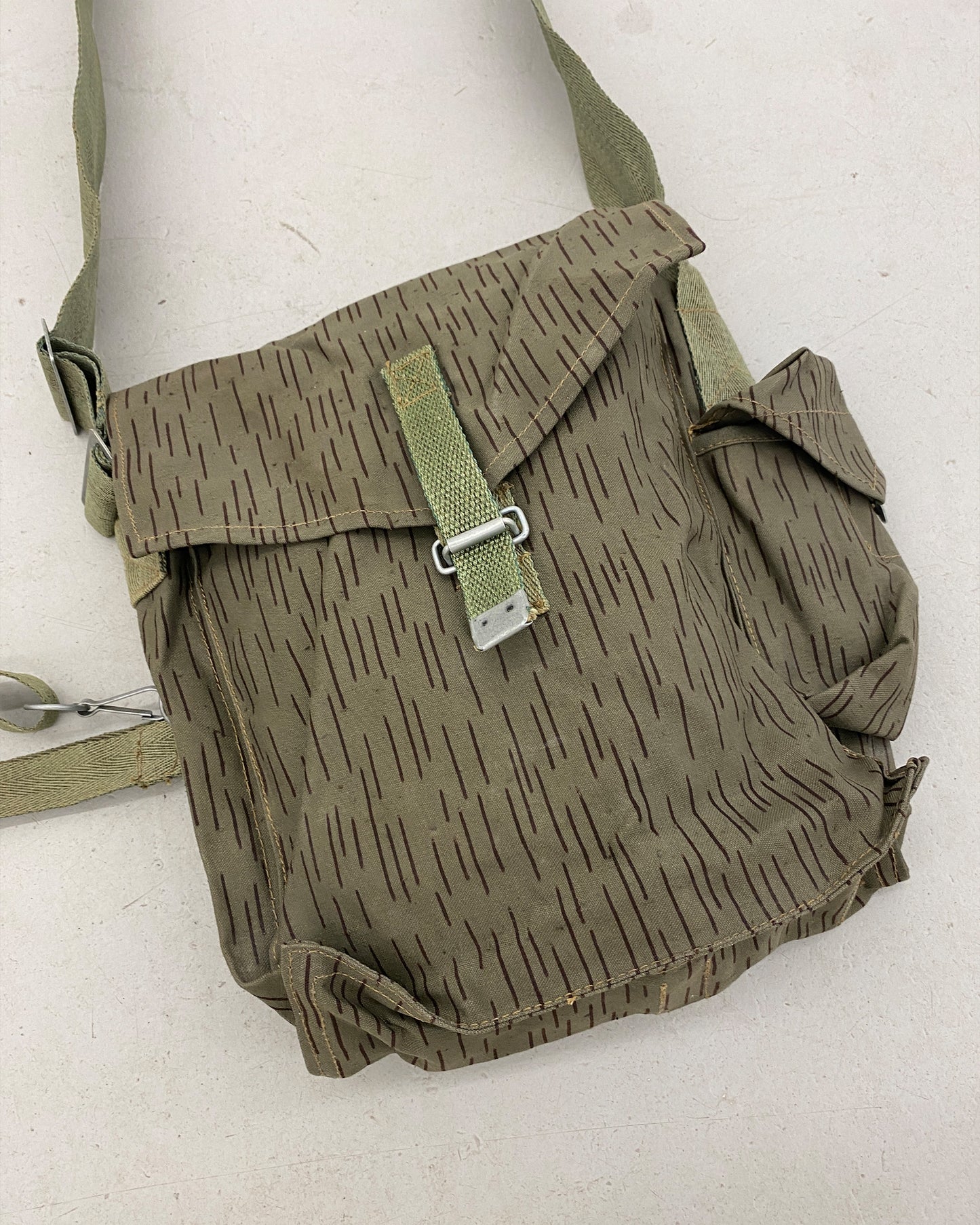 Vintage 1960s NVA Camo Gas Mask UTV Bag Green