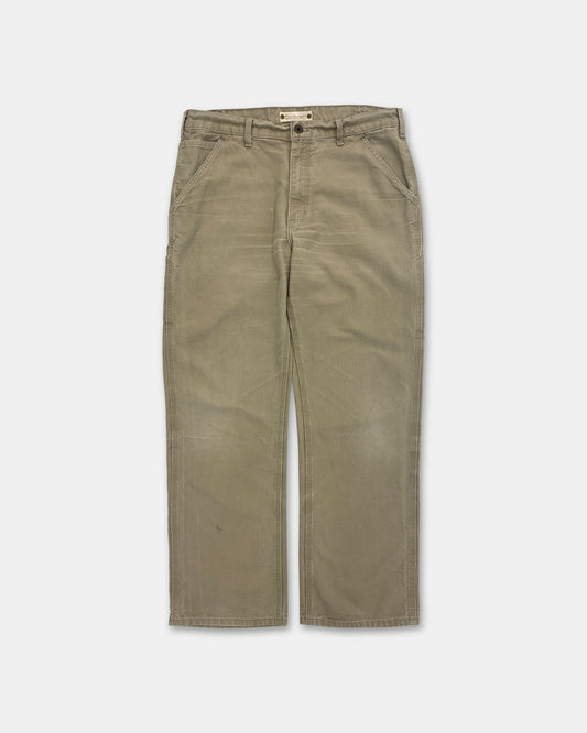 Carhartt 2000s Straight Fit Dungaree Pants Beige