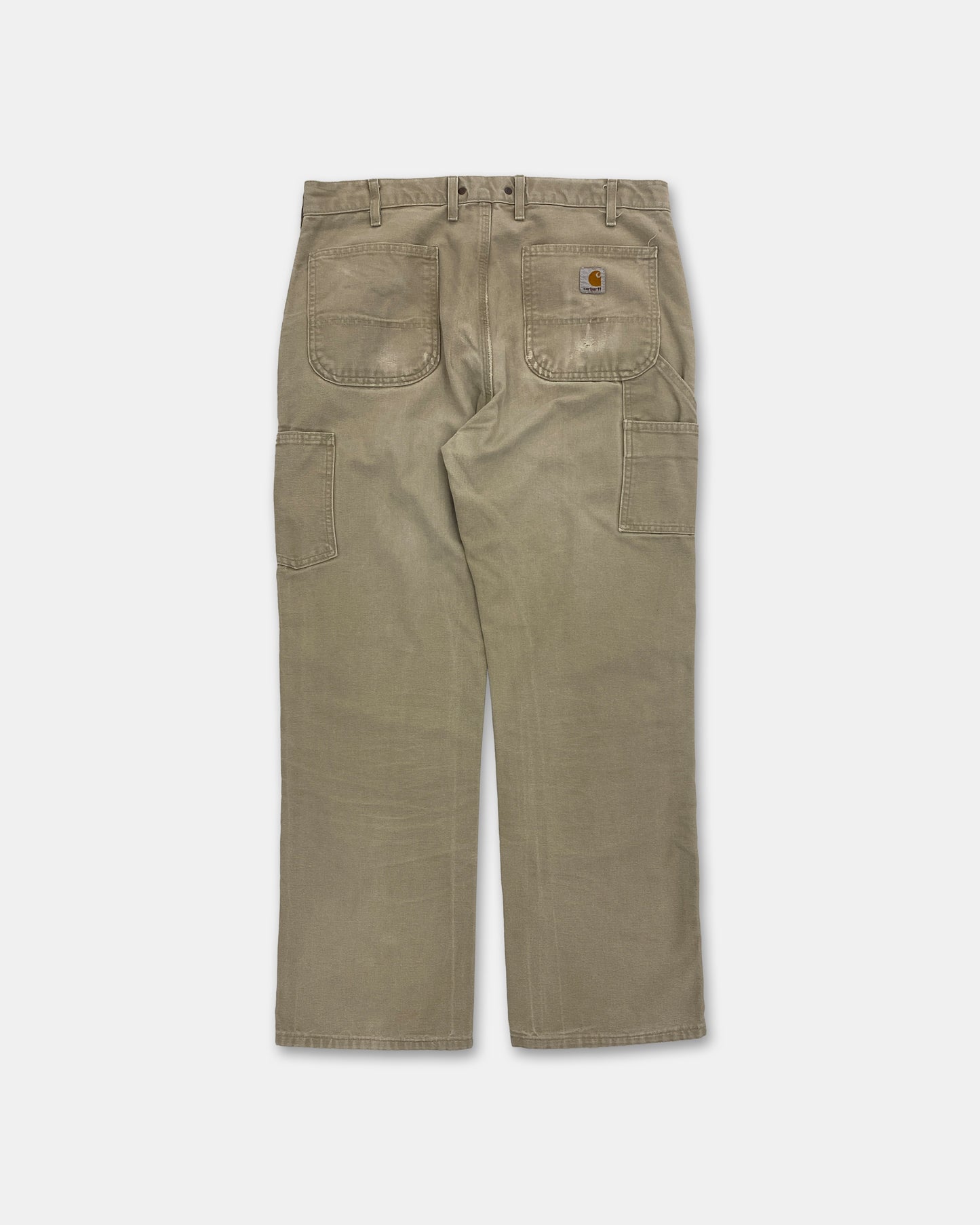 Carhartt 2000s Straight Fit Dungaree Pants Beige