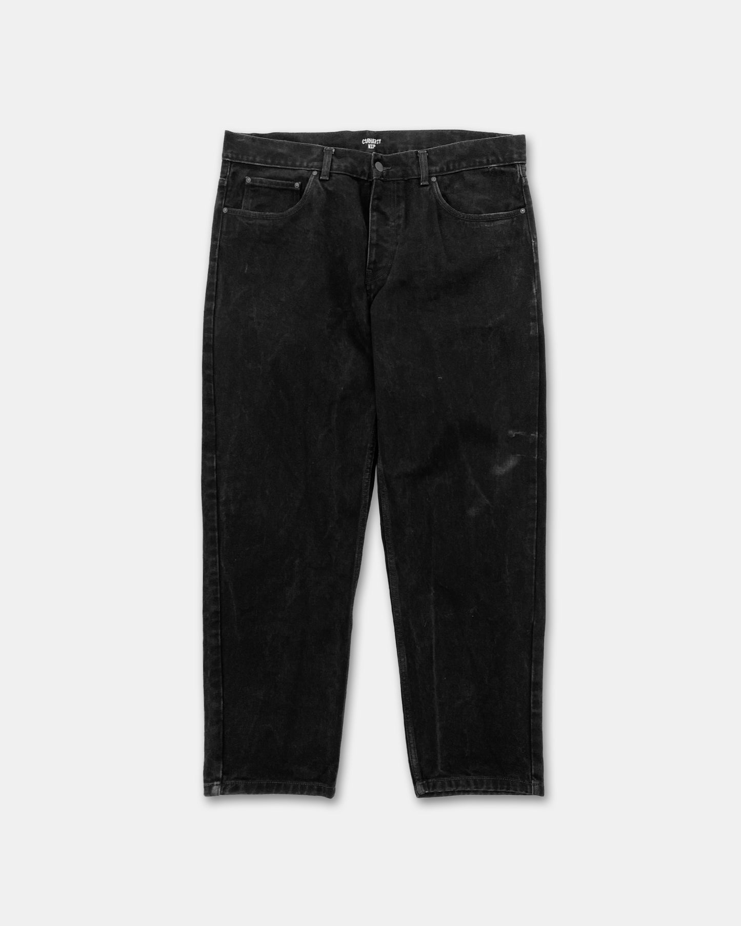 Carhartt WIP 2020s Relaxed Tapered Fit Newel Pants Black