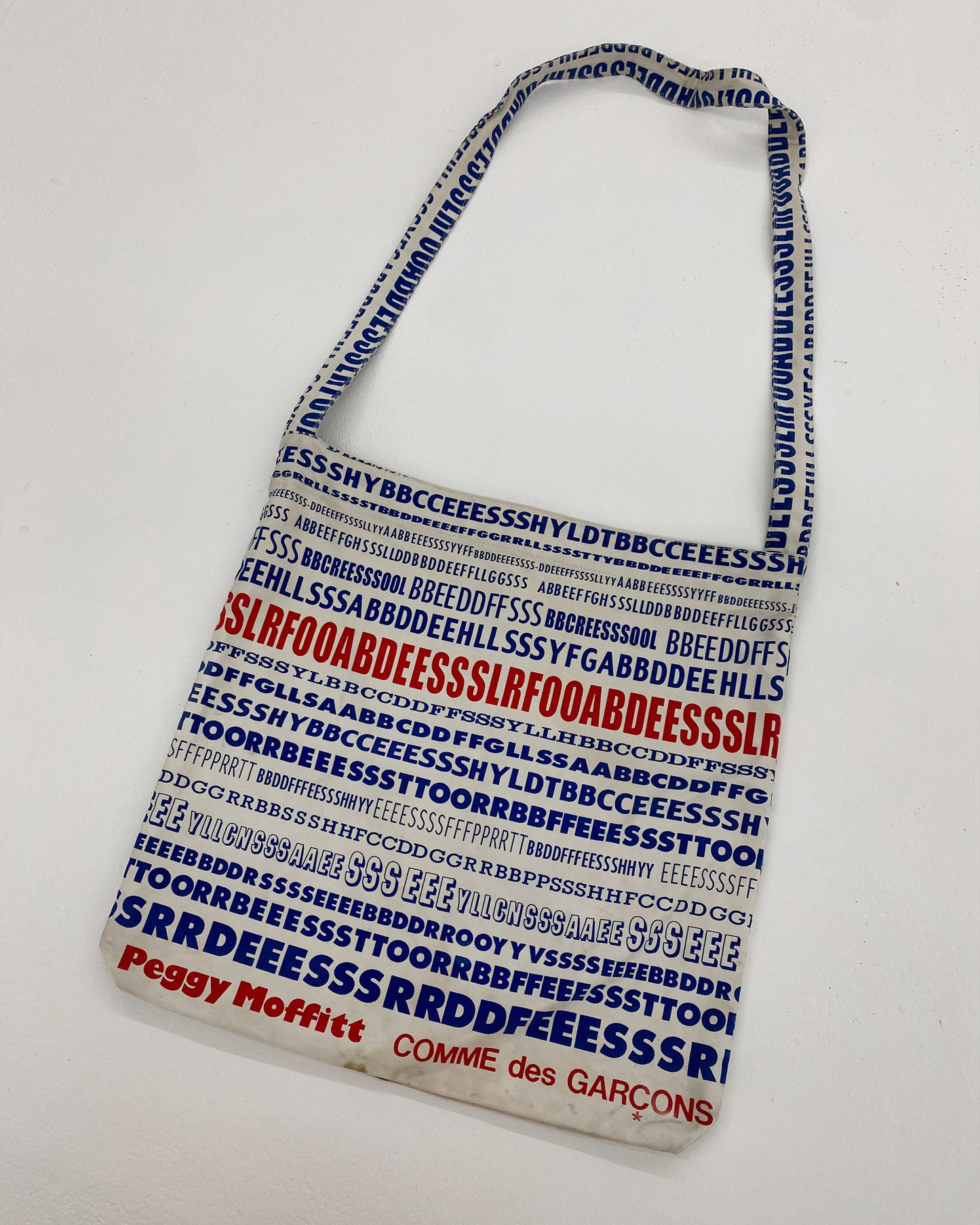 Comme des Garçons x Peggy Moffit 2003 Shoulder Bag Red Blue