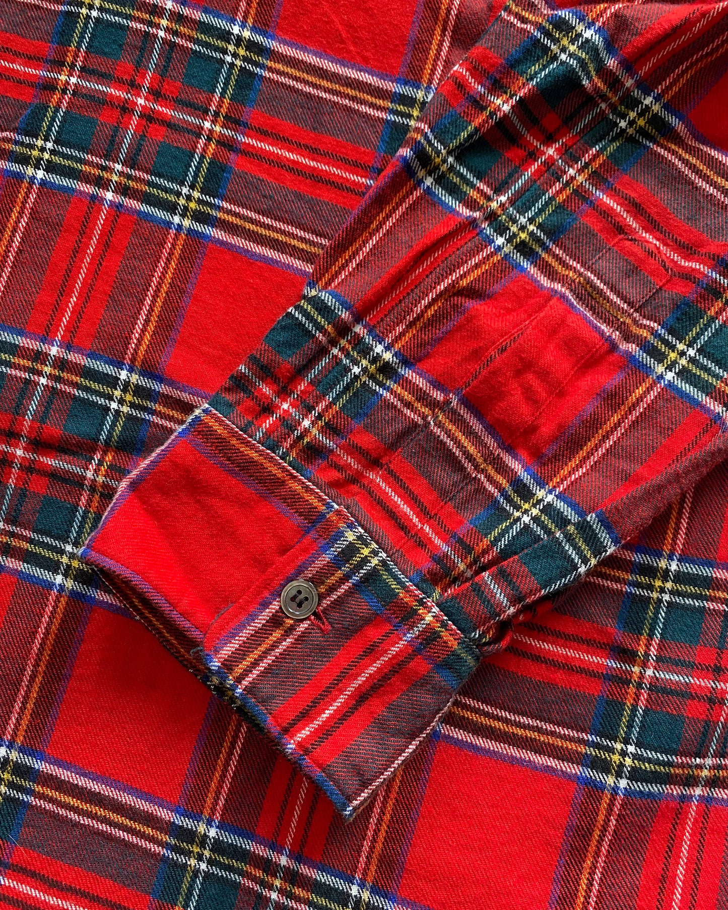 Comme des Garçons Homme Plus AD2004 Tartan-Hemd Rot 