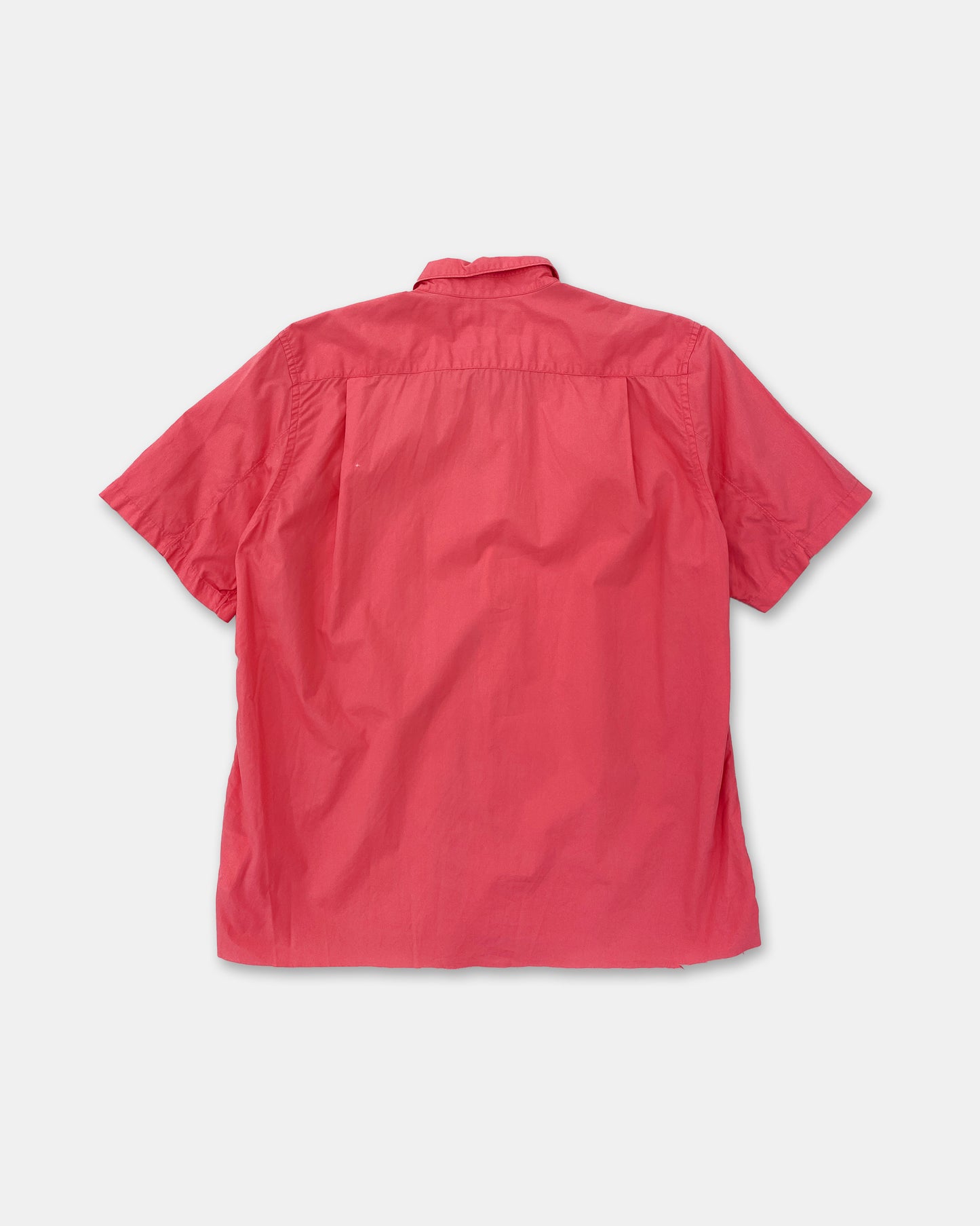 Comme des Garçons Hemd 2000er Kurzarmhemd Rosa 