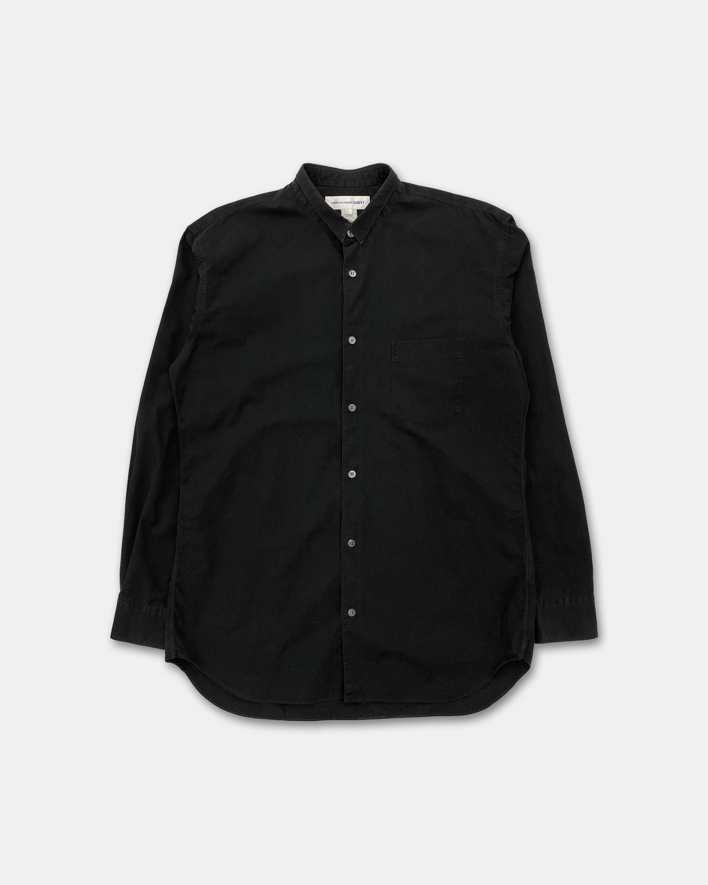 Comme des Garçons Shirt 2000s Small Collar Shirt Black