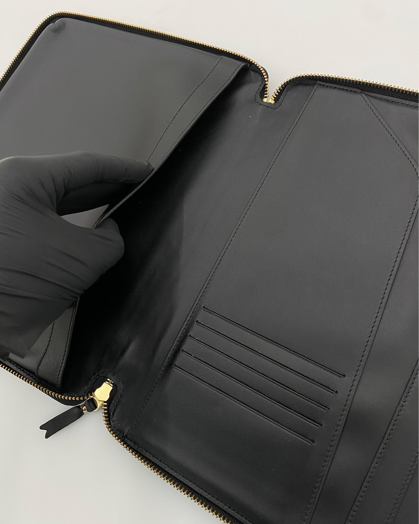 Comme des Garçons 2010s IPad Case Wallet Schwarz 