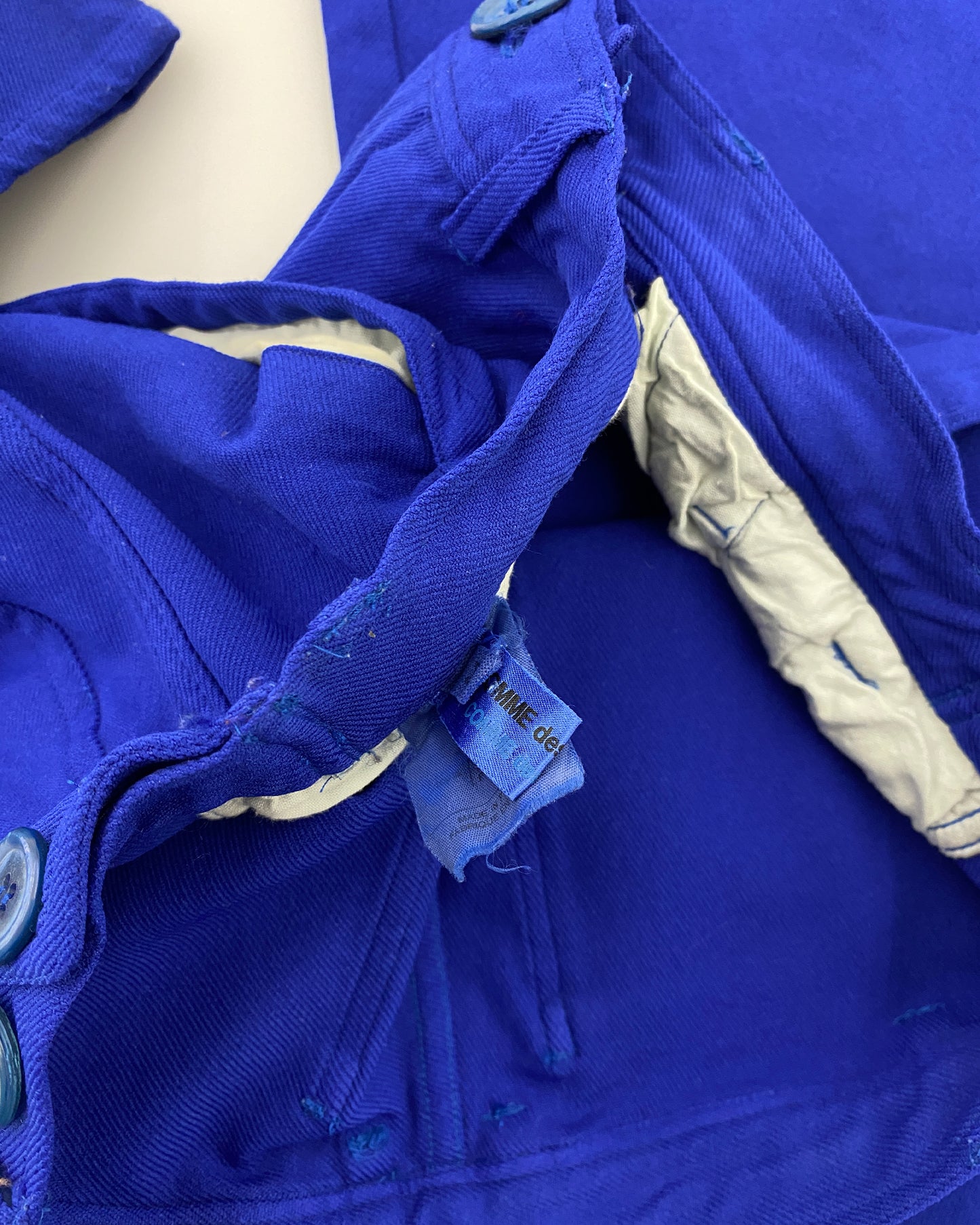 Comme des Garçons Comme des Garçons 2000er Hose Blau 