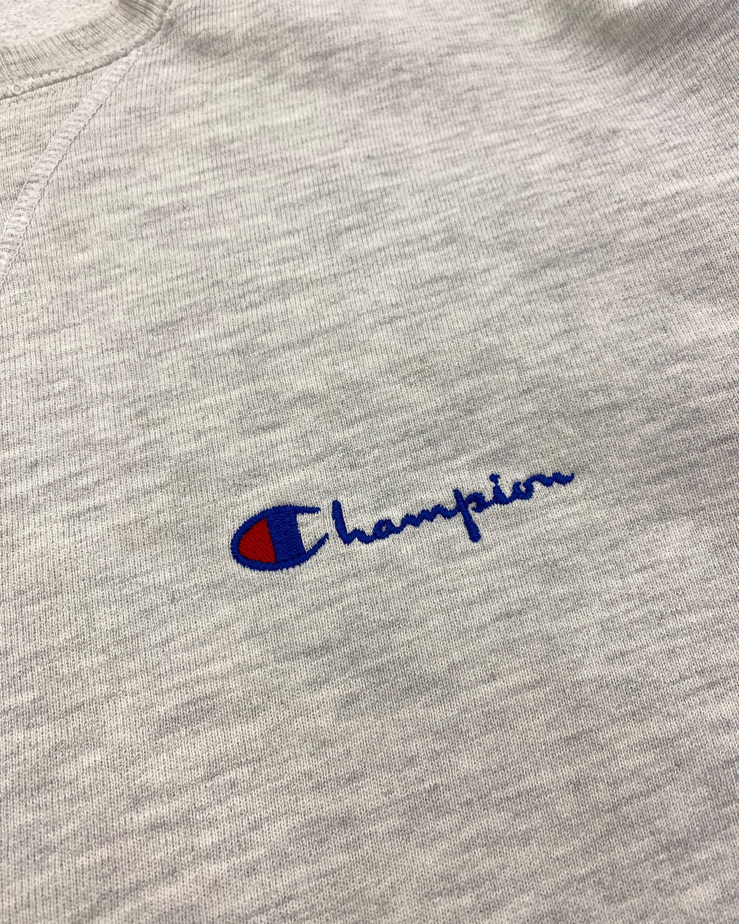 Champion 1980s Made in USA Logo Crewneck Lightgrey