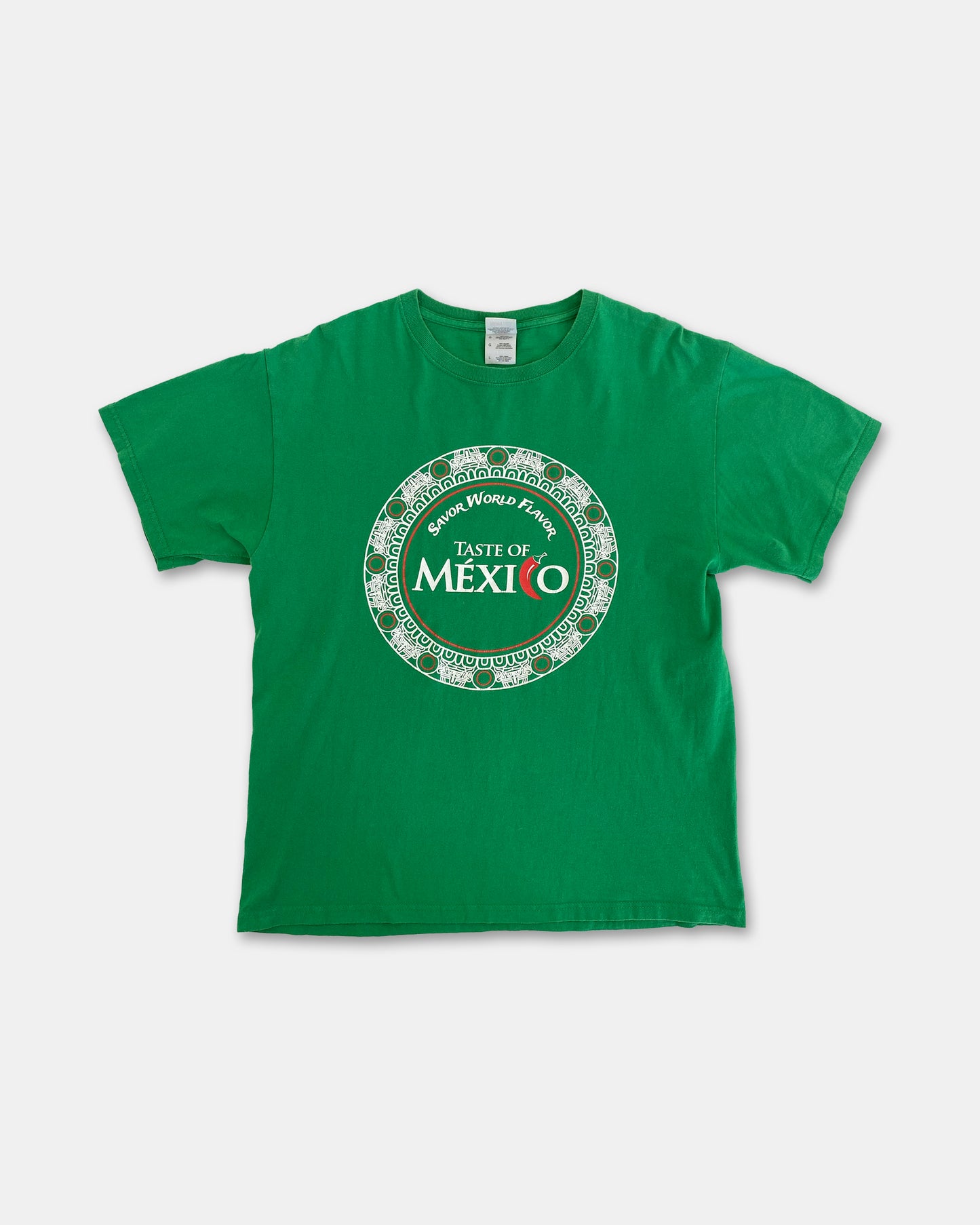 Vintage 2000s Taste of Mexico T-Shirt Green