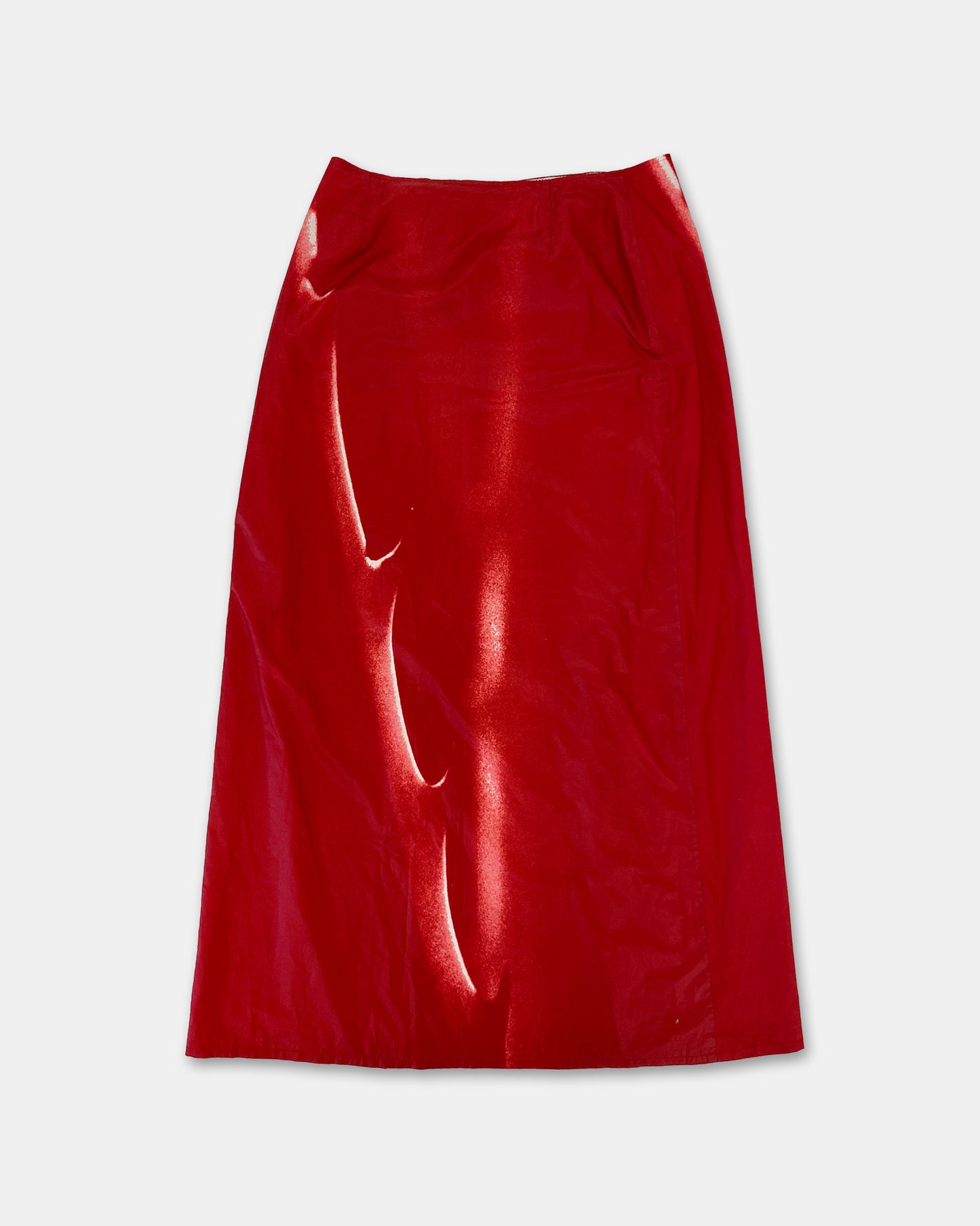 Christoph Broich 2000s Print Skirt Red