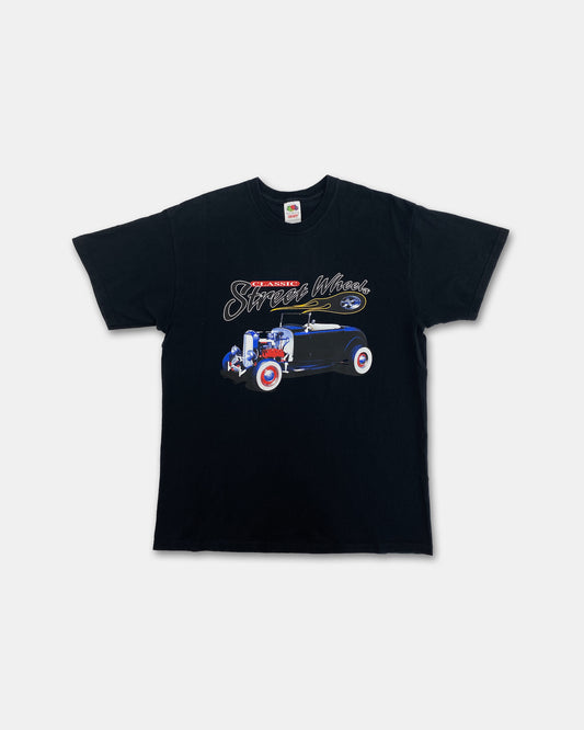 Vintage 2000s Car Graphic T-Shirt Black