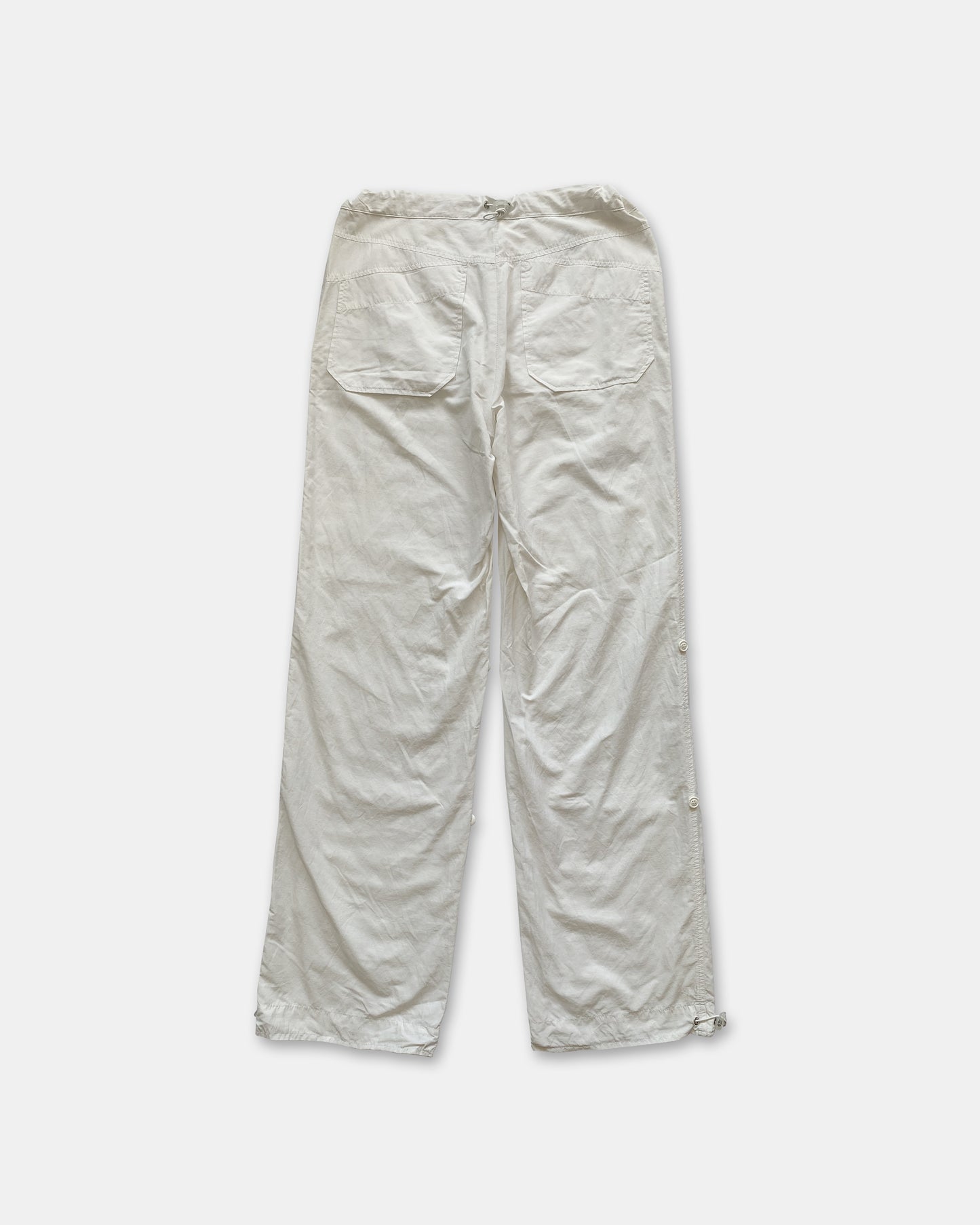 Closed 2000s Adjustable Button Pants White