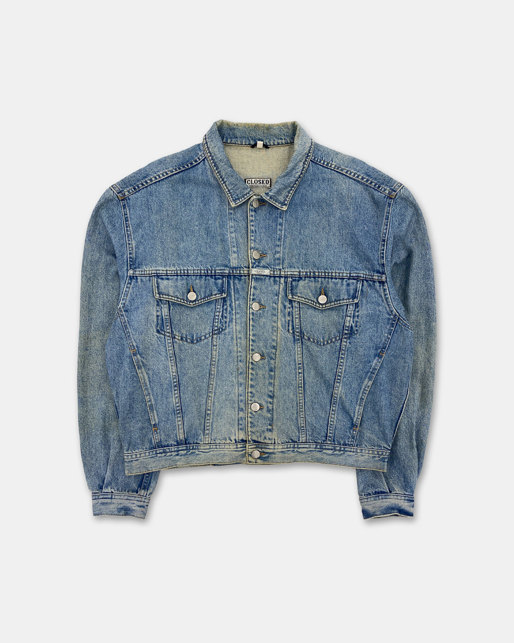 Closed by Girbaud 1980s Indestructable Denim Jacket Blue