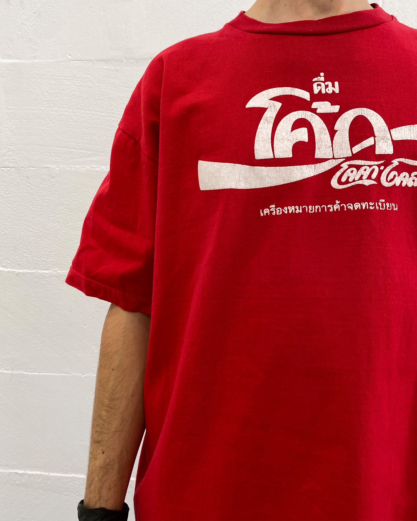 Vintage 2000s Thai Coca Cola T-Shirt Red