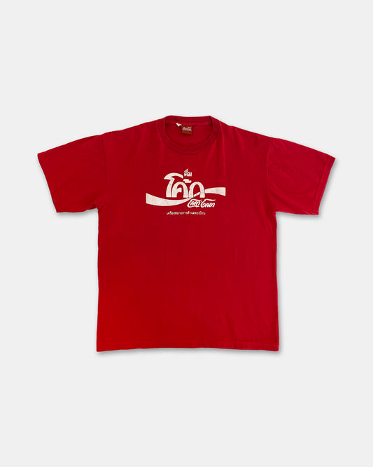 Vintage 2000s Thai Coca Cola T-Shirt Red