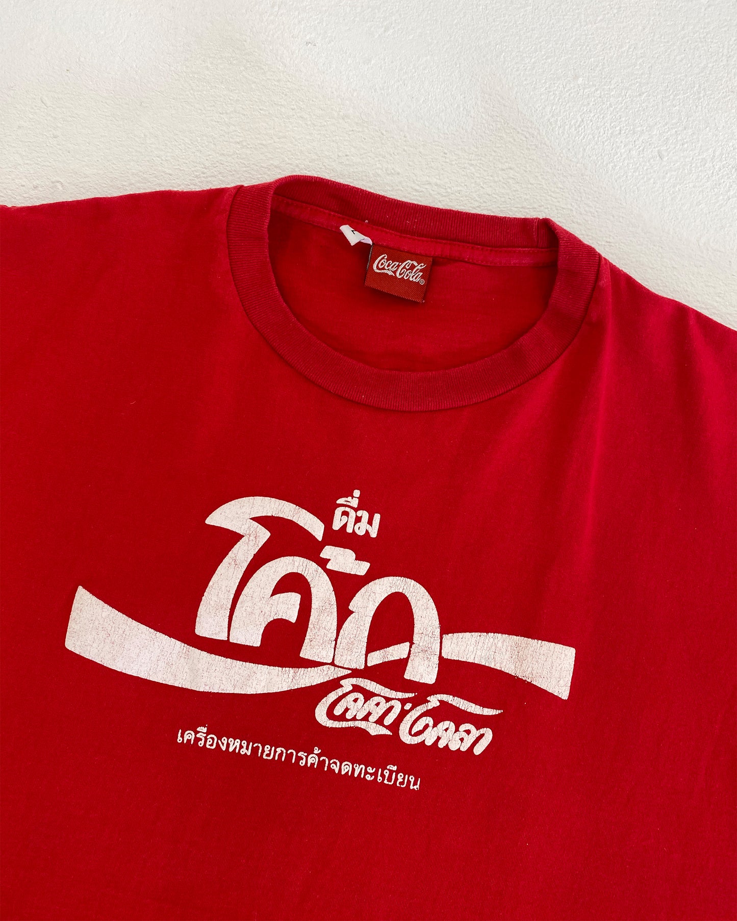 Vintage 2000s Thai Coca Cola T-Shirt Red