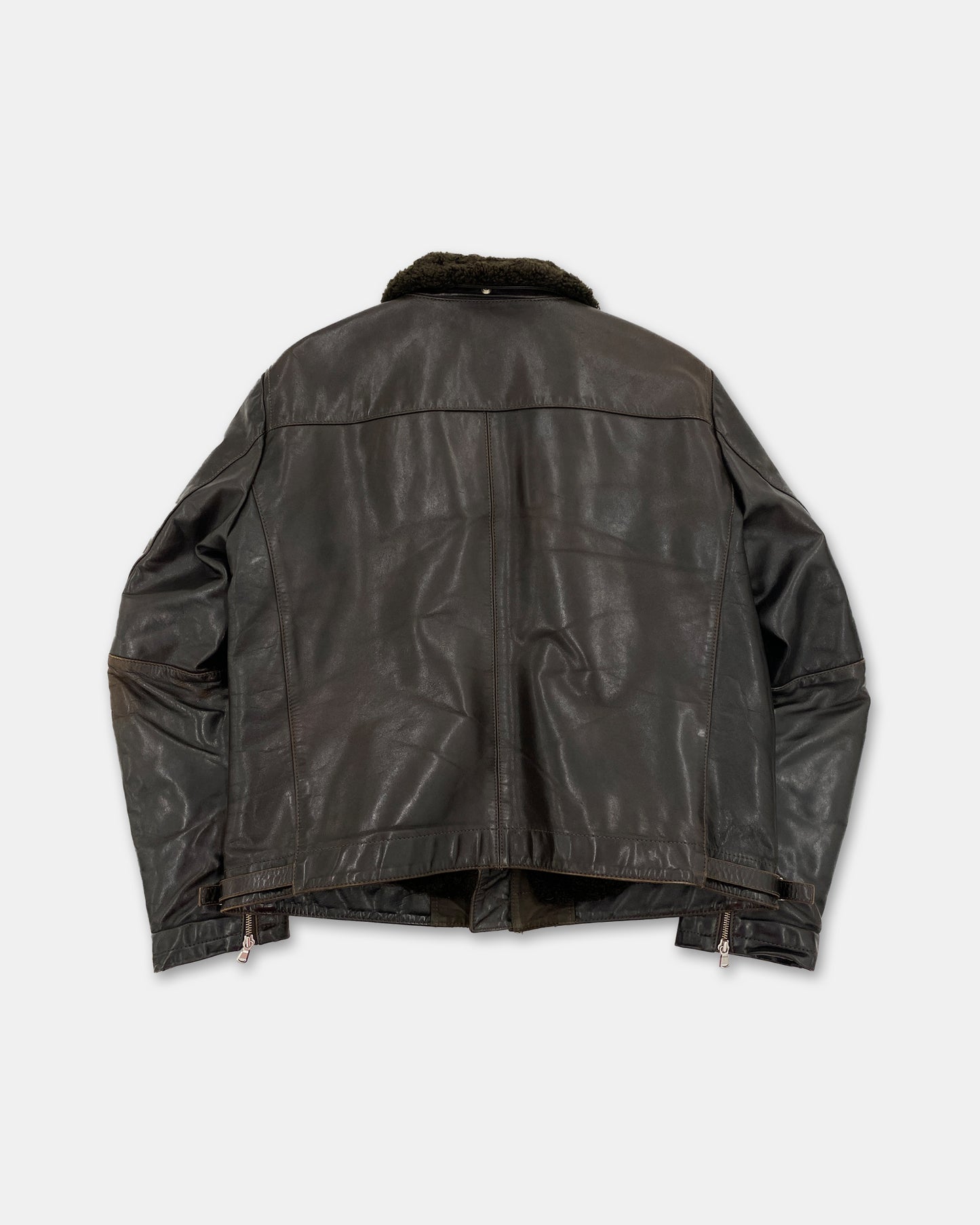 C.P. Company AW2007 Lined Leatherjacket Brown