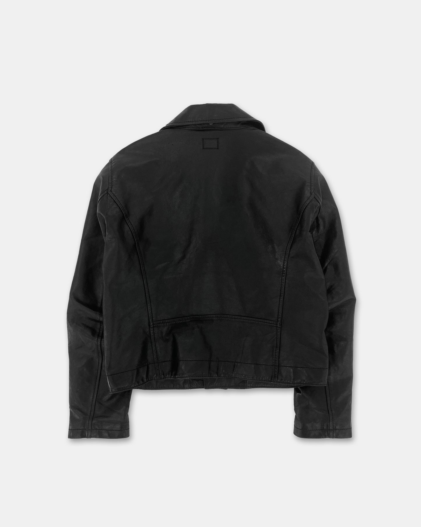 CP Company SS2008 Biker Lederjacke Schwarz 