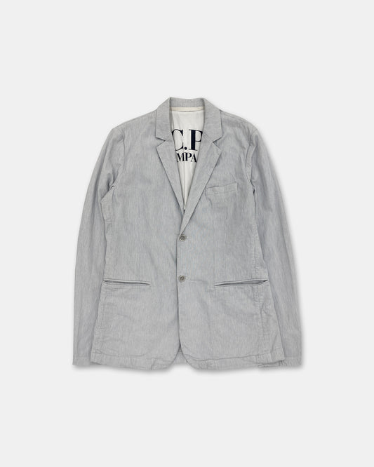 C.P. Company SS2009 Striped Blazer Jacket Light Blue