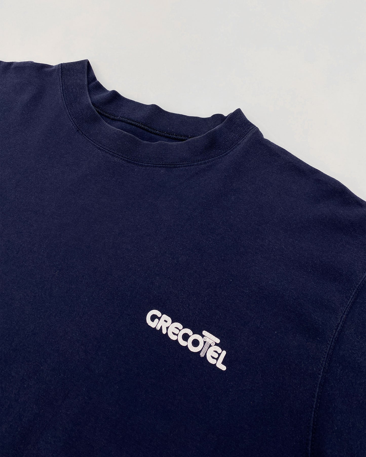 Vintage 2000er Grecotel Hotel T-Shirt Marine 