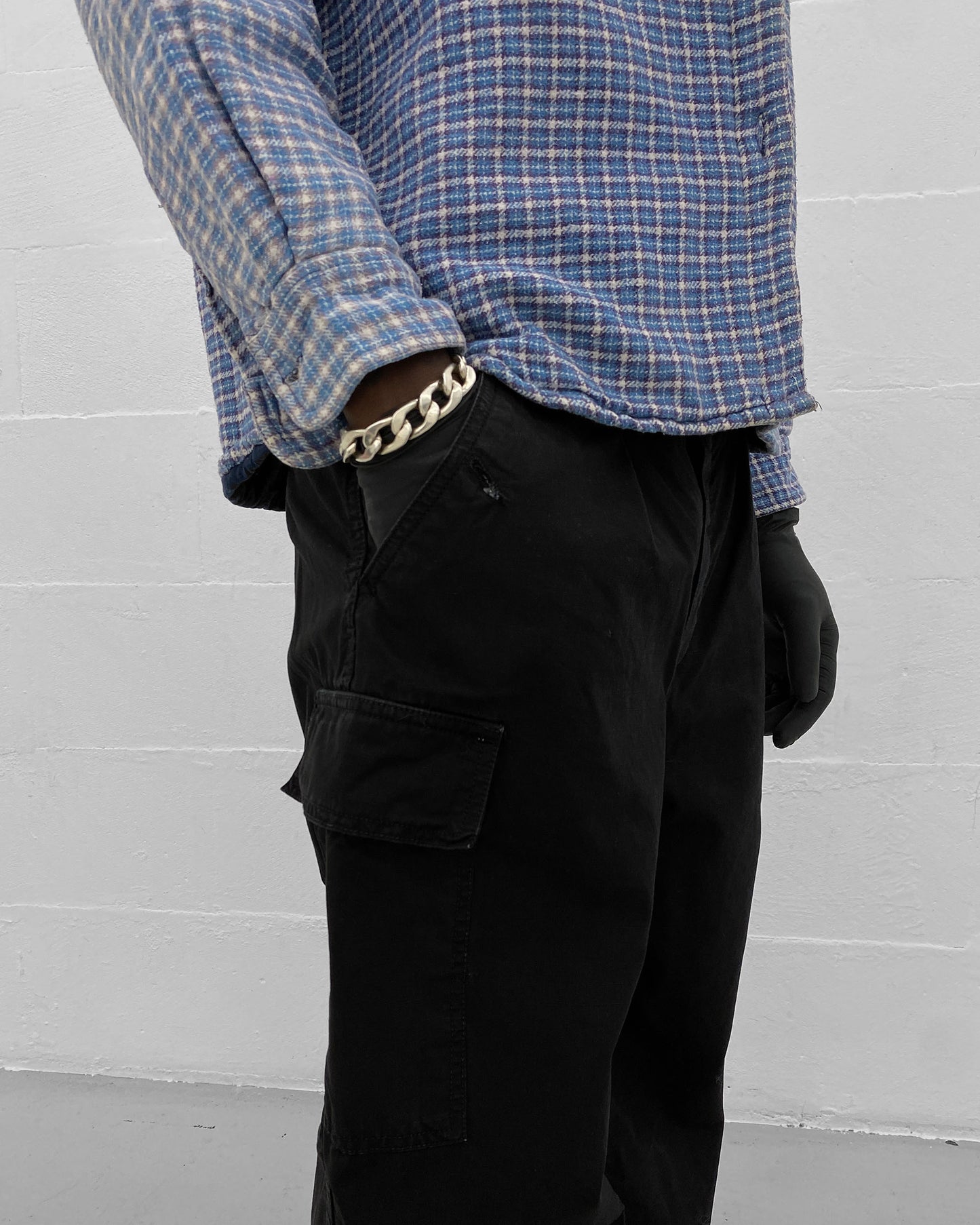 Vintage 1990s Ripstop Cargo Pants Black